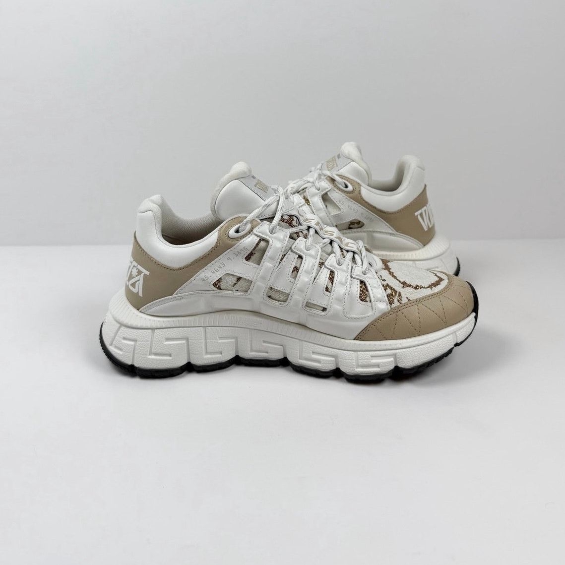 Versace Size 41EU/8US - Versace Trigreca White Gold Size US 8 / EU 41 - 5 Thumbnail