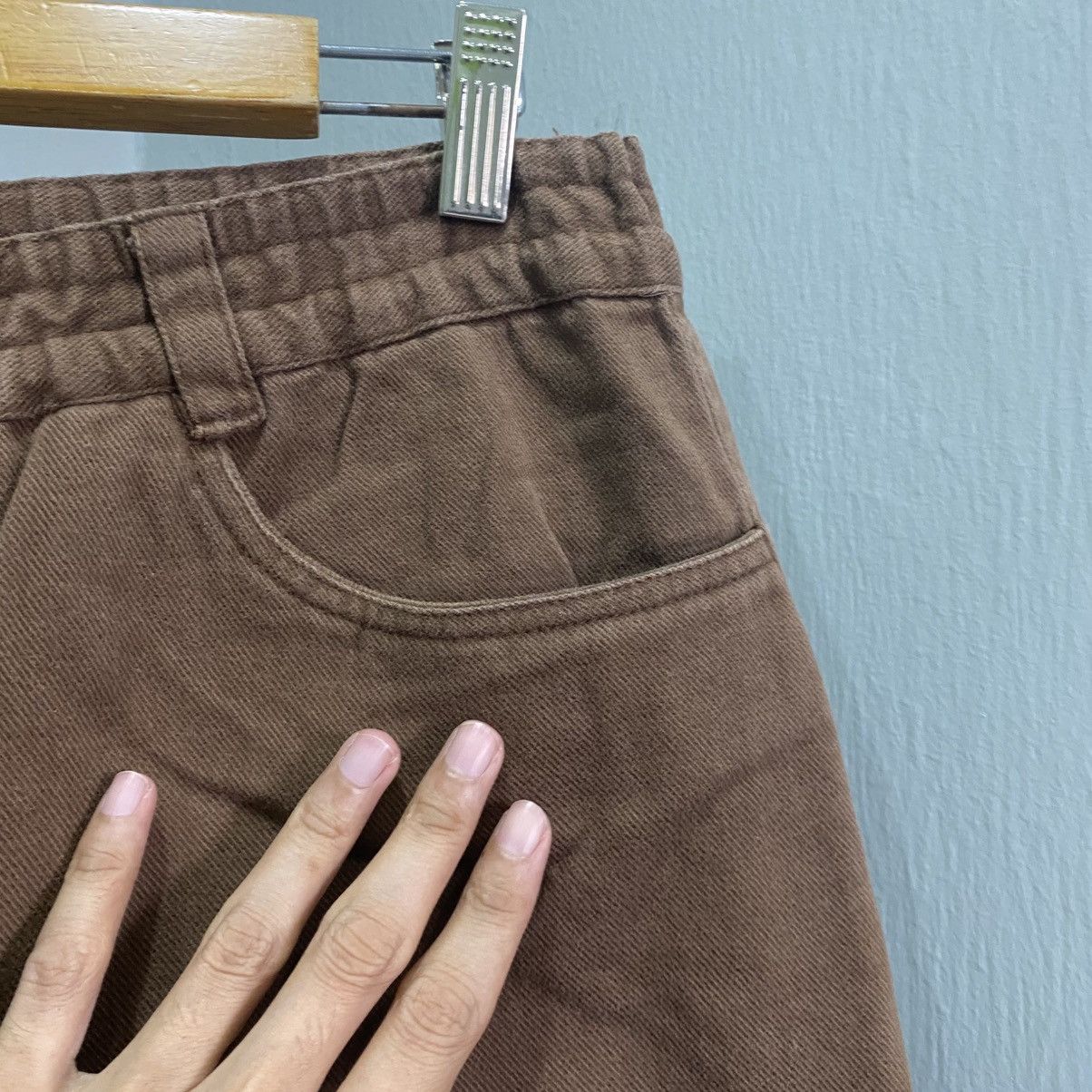 Hai Sporting Gear Archive Hai Sporting Gear Issey Miyake Brown Baggy Pants Size US 30 / EU 46 - 9 Thumbnail