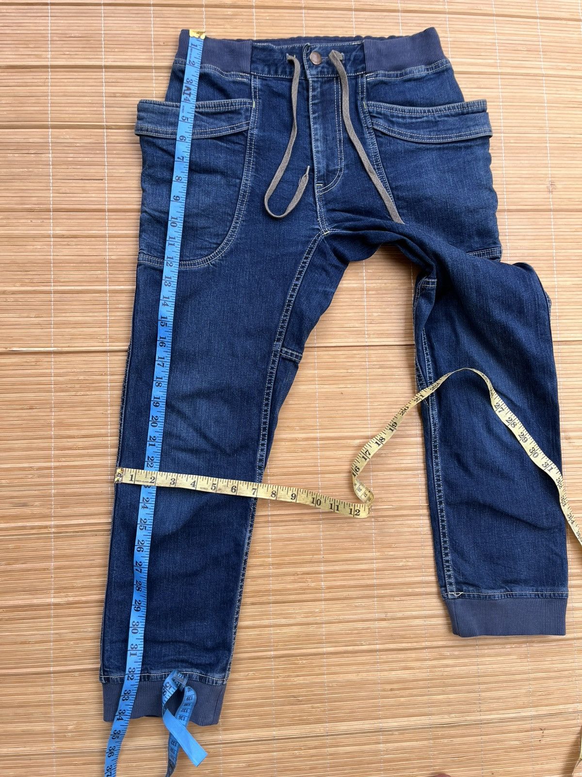 Japanese Brand Go hemp Japanese brand 3 quarter pants stretchable Size US 30 / EU 46 - 13 Thumbnail