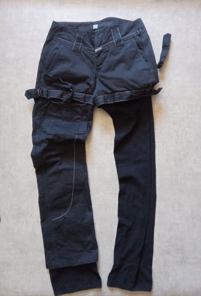 Marithe + Francois Girbaud Marithe Francois Girbaud MFG Parachute Bondage Cargo Pants Size US 30 / EU 46 - 3 Thumbnail
