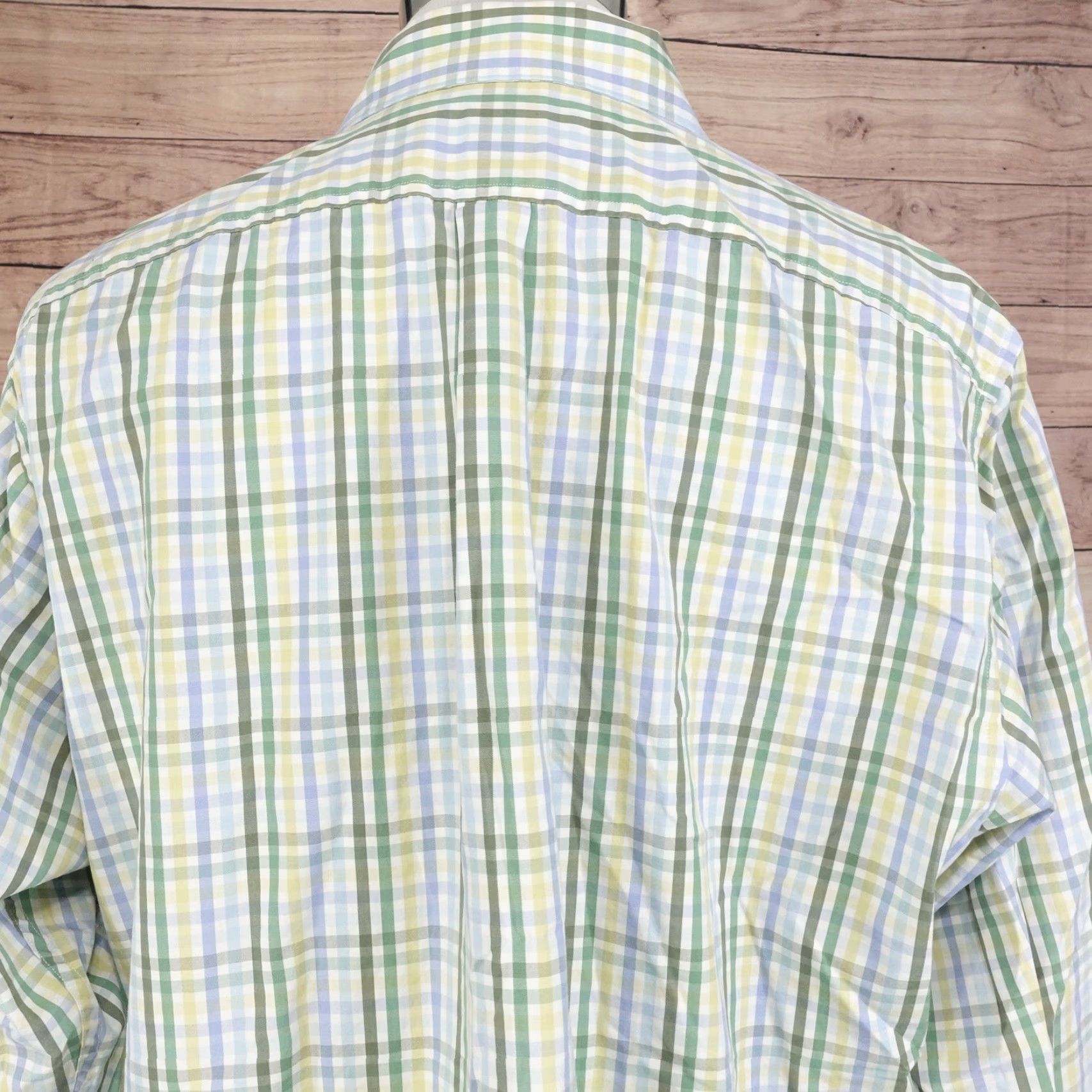 Gap GAP BUTTON-UP SHIRT MENS XL GINGHAM CHECK LONG SLEEVE Classic Fit Multicolor 100% Cotton Size US XL / EU 56 / 4 - 5 Thumbnail