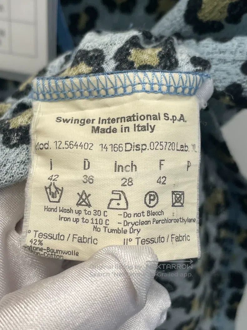 Fendi Fendi Blue leopard print cardigan Size S / US 4 / IT 40 - 4 Thumbnail