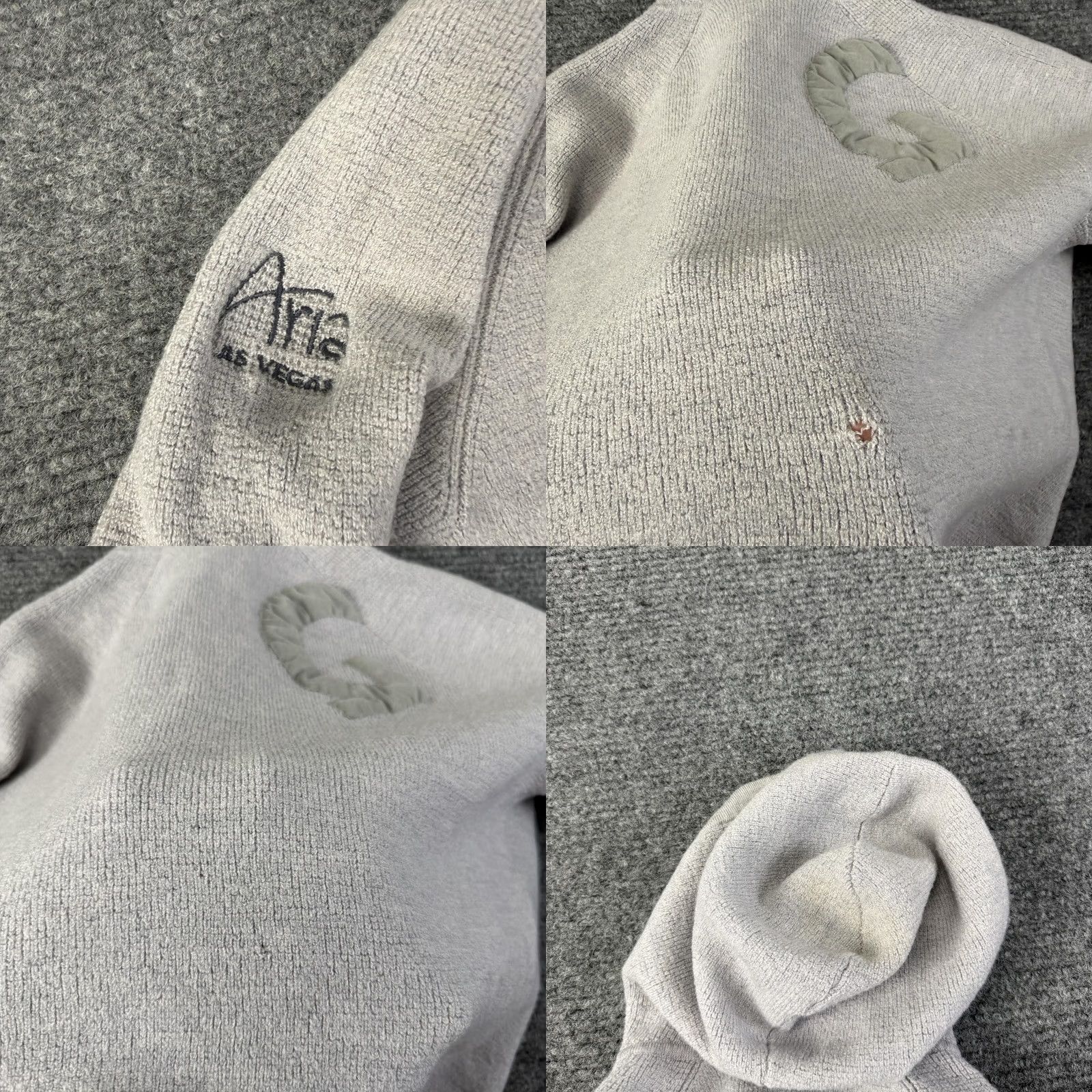 G/FORE G/FORE Sweater Mens M Hooded Wool Knit Pullover Gray Size US M / EU 48-50 / 2 - 9 Thumbnail