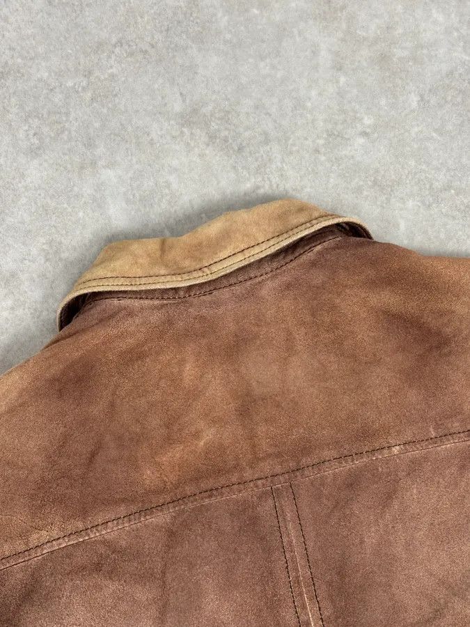 Dolce & Gabbana AW2008 Dolce & Gabbana Brown Perfored Aviator Classy Leather Jacket Size US M / EU 48-50 / 2 - 7 Thumbnail
