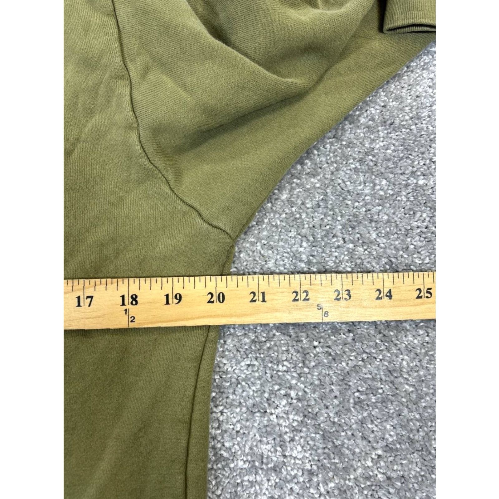 Adidas Adidas Hoodie Small Green Cotton Fleece Womens Size S / US 4 / IT 40 - 6 Thumbnail