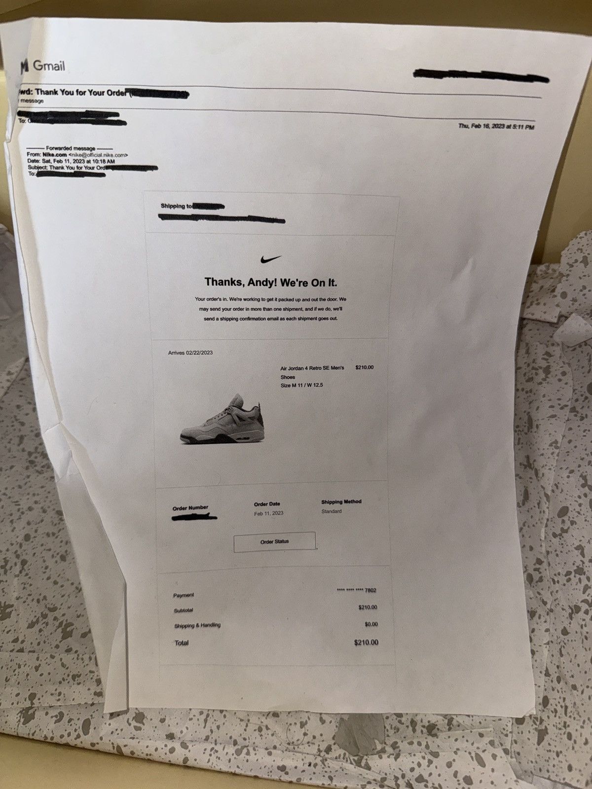 Jordan Brand Jordan Retro 4 Craft Size US 11 / EU 44 - 8 Thumbnail