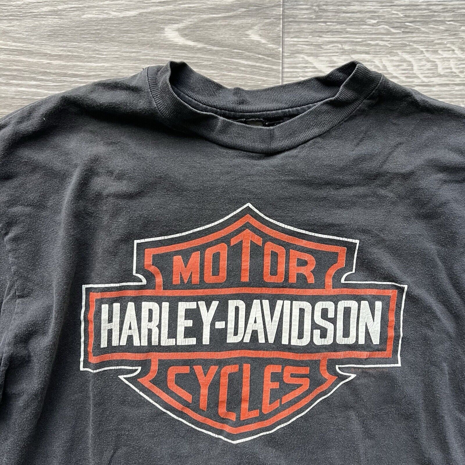 Harley Davidson Vintage 90s Harley Davidson Clearwater Florida Faded t shirt Size US L / EU 52-54 / 3 - 2 Thumbnail