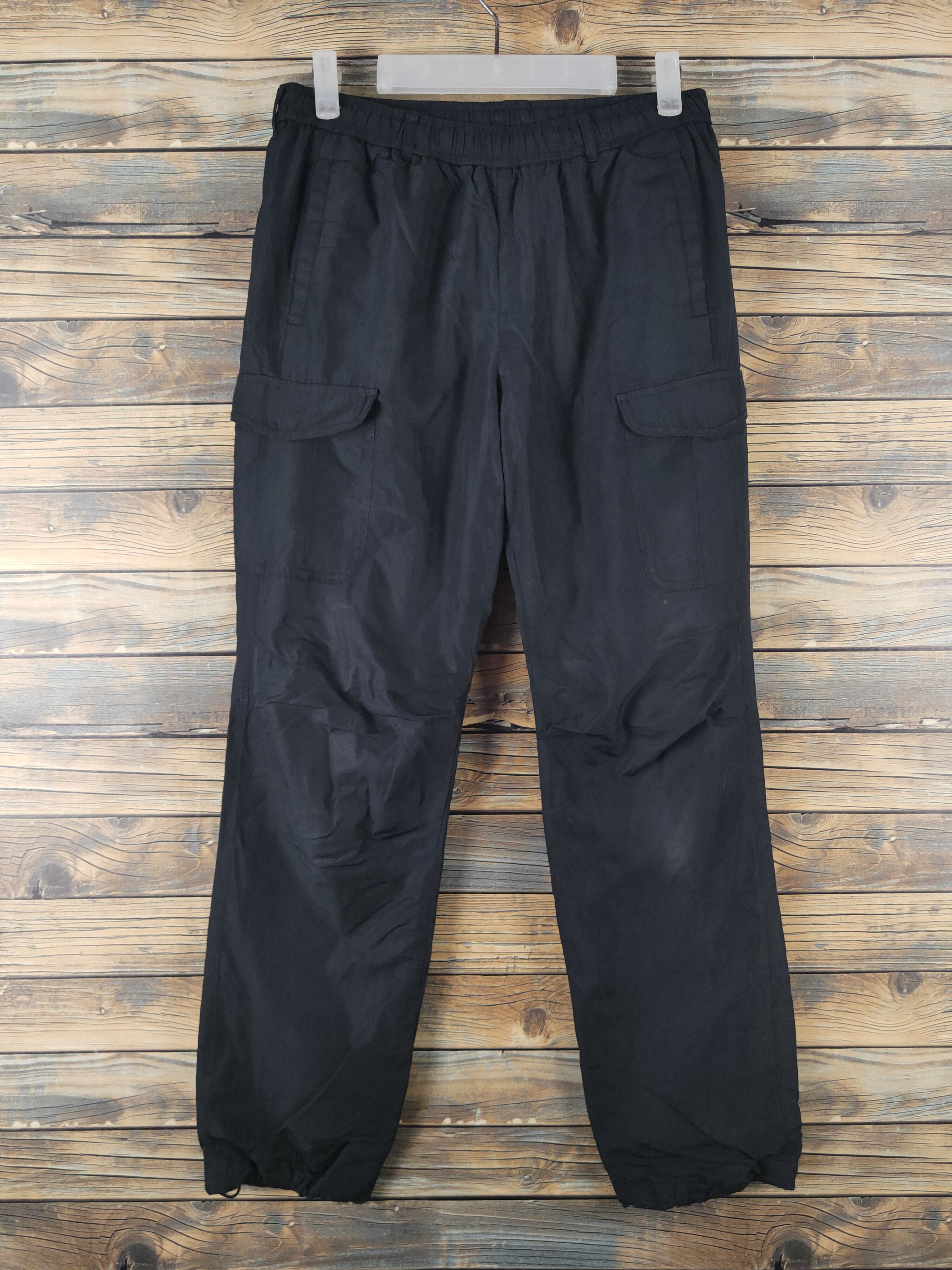 Japanese Brand DL Uniqlo Black Multipocket Sweatpants #2673 Size US 30 / EU 46 - 1 Thumbnail