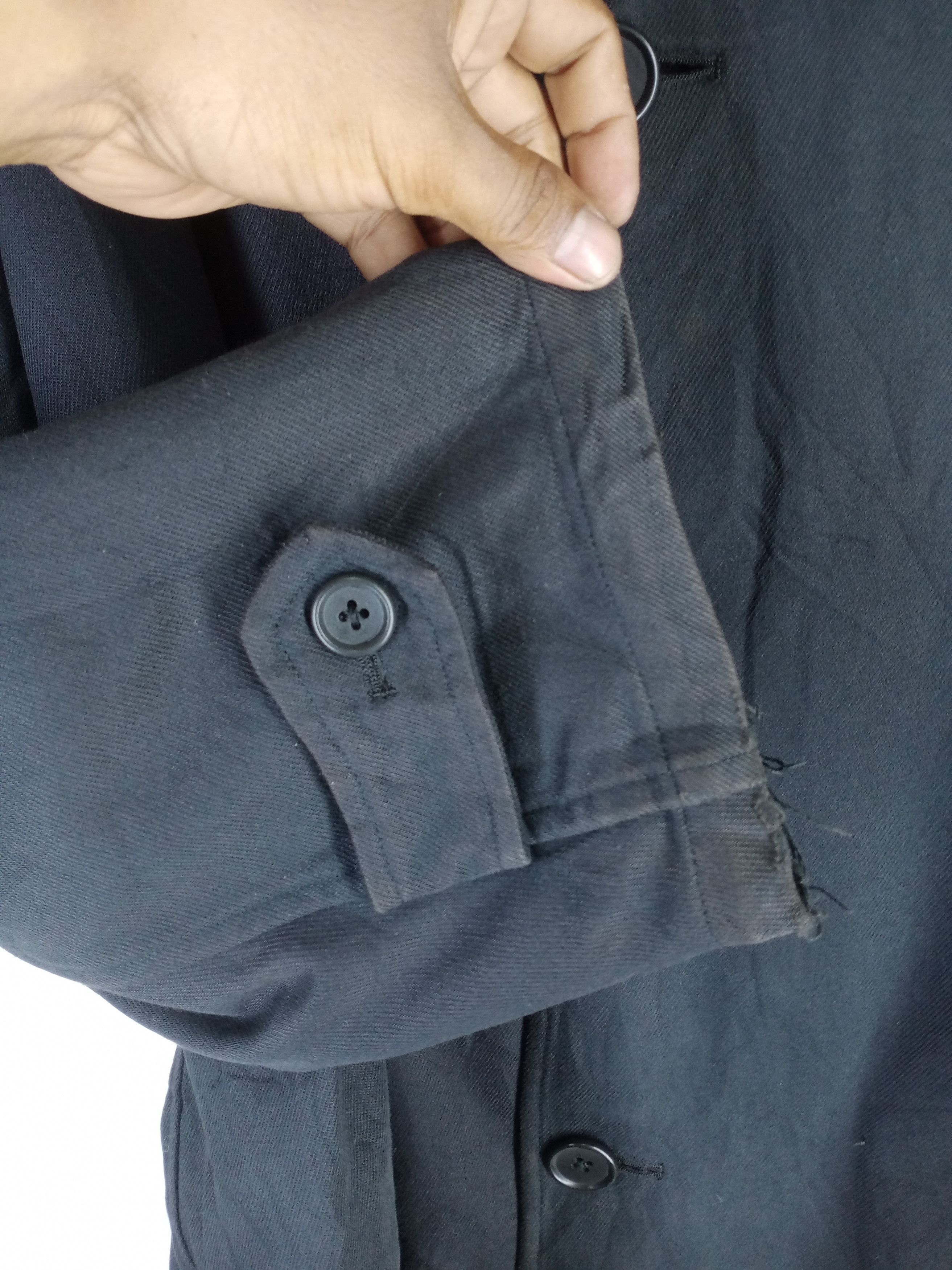 Yohji Yamamoto Yohji Yamamoto Y's For Men Belted Laine Wool Coat Jacket Size US XL / EU 56 / 4 - 15 Thumbnail