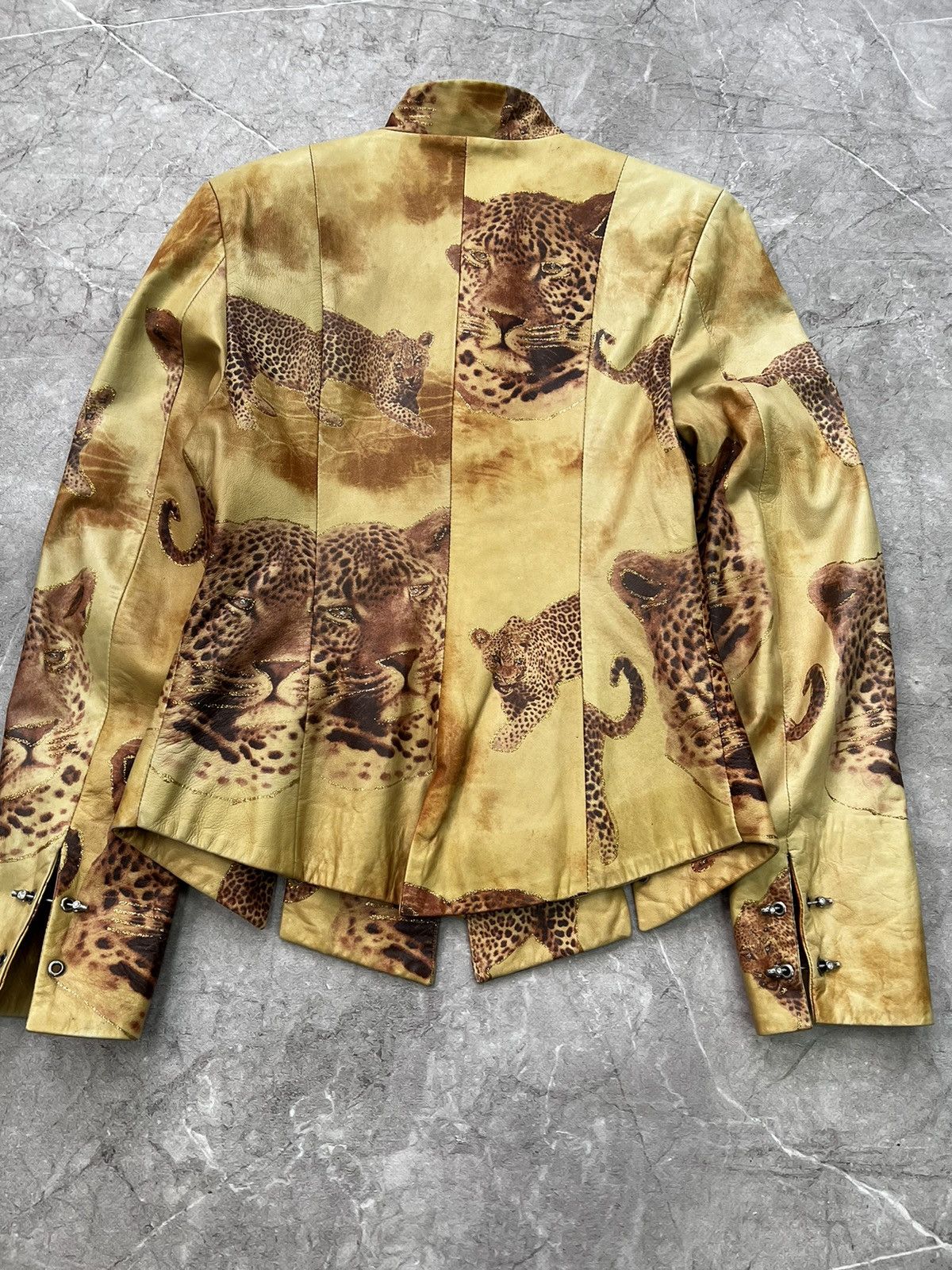If Six Was Nine × Japanese Brand SALE✅✅MAISON MARGIELA STYLE LEATHER WOMAN LEATHER JACKET Size M / US 6-8 / IT 42-44 - 14 Thumbnail