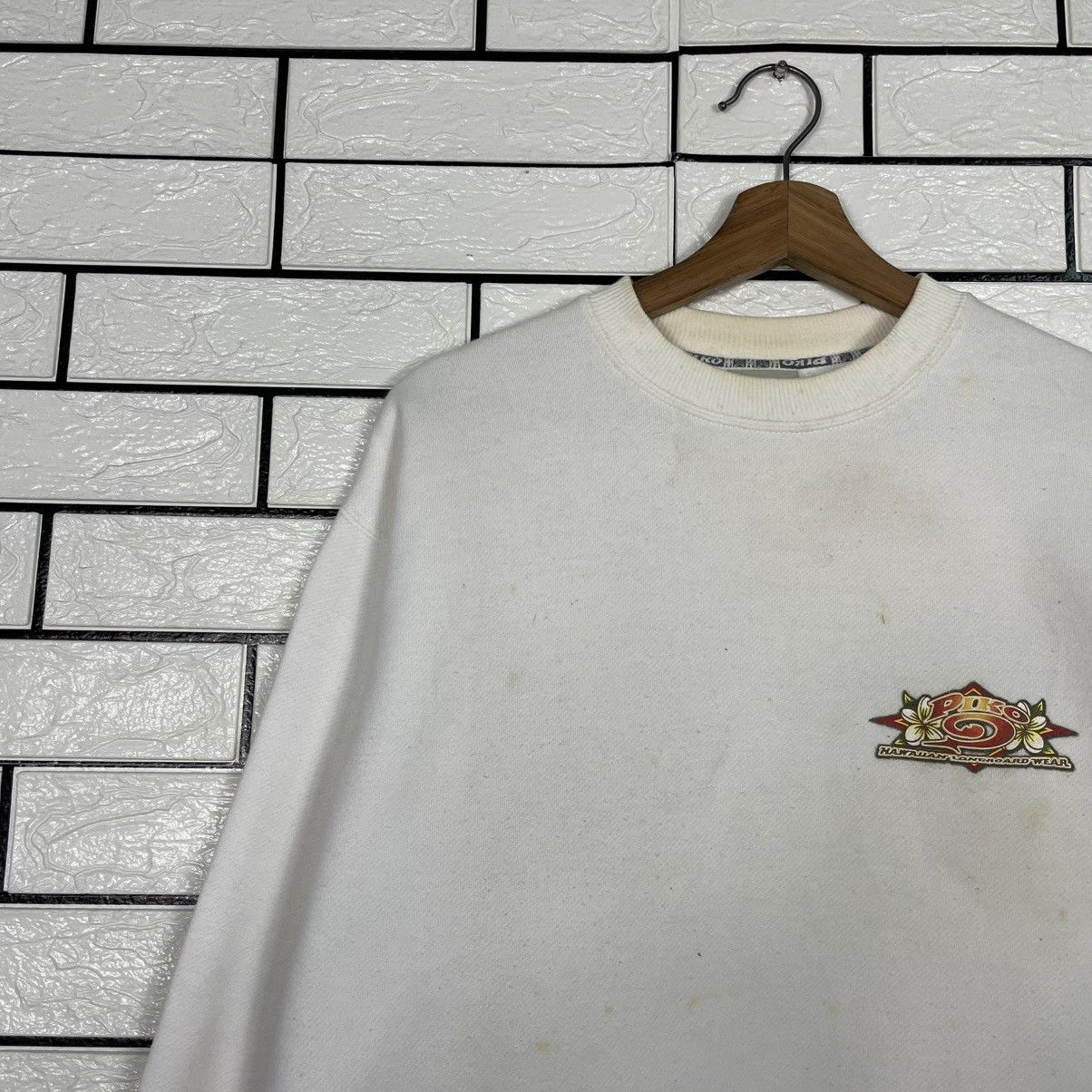 Japanese Brand Piko Hawaian Longboard Wear Sweatshirt Size US M / EU 48-50 / 2 - 6 Thumbnail