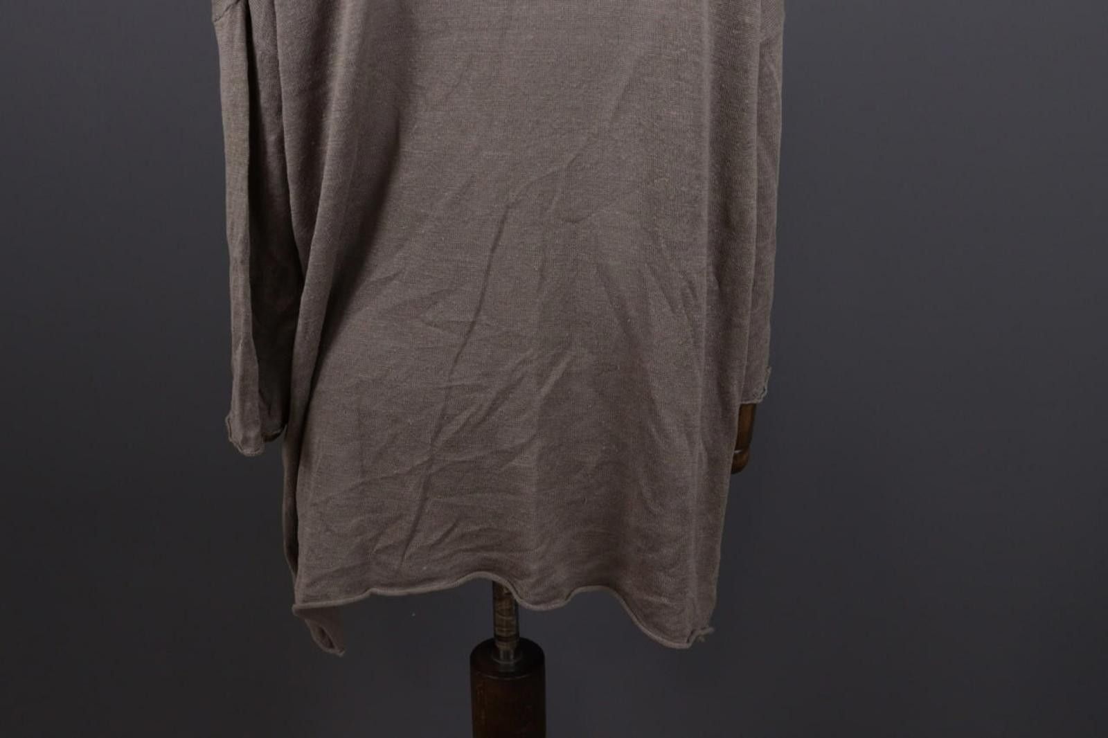 Designer Gudrun Sjoden Brown Linen Lagenlook A-Line Dress Size L Size L / US 10 / IT 46 - 11 Thumbnail