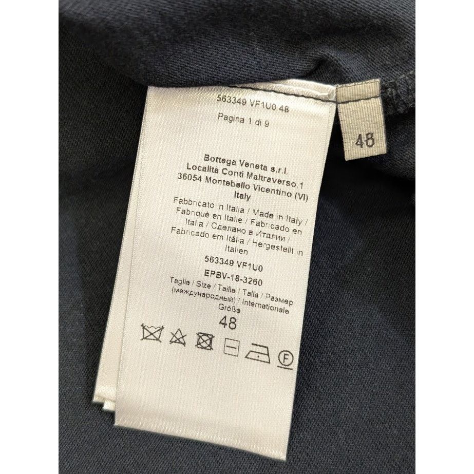 Bottega Veneta o1rshd1 Sunrise Light Cotton T-Shirt in Nero Size US M / EU 48-50 / 2 - 17 Thumbnail