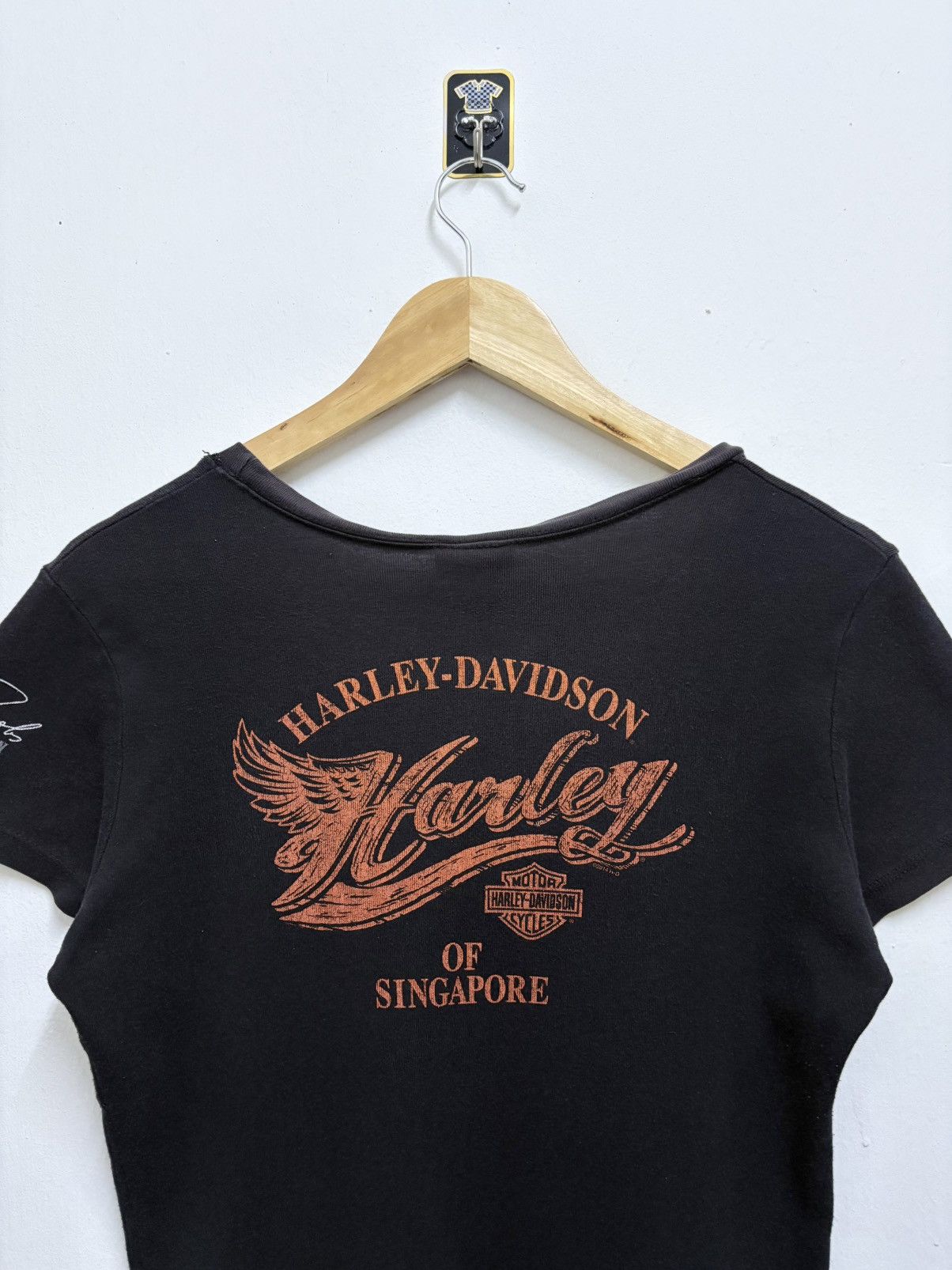 Harley Davidson 2000’s Harley Davidson Singapore - Scott Jacobs T-Shirt Size M / US 6-8 / IT 42-44 - 4 Thumbnail