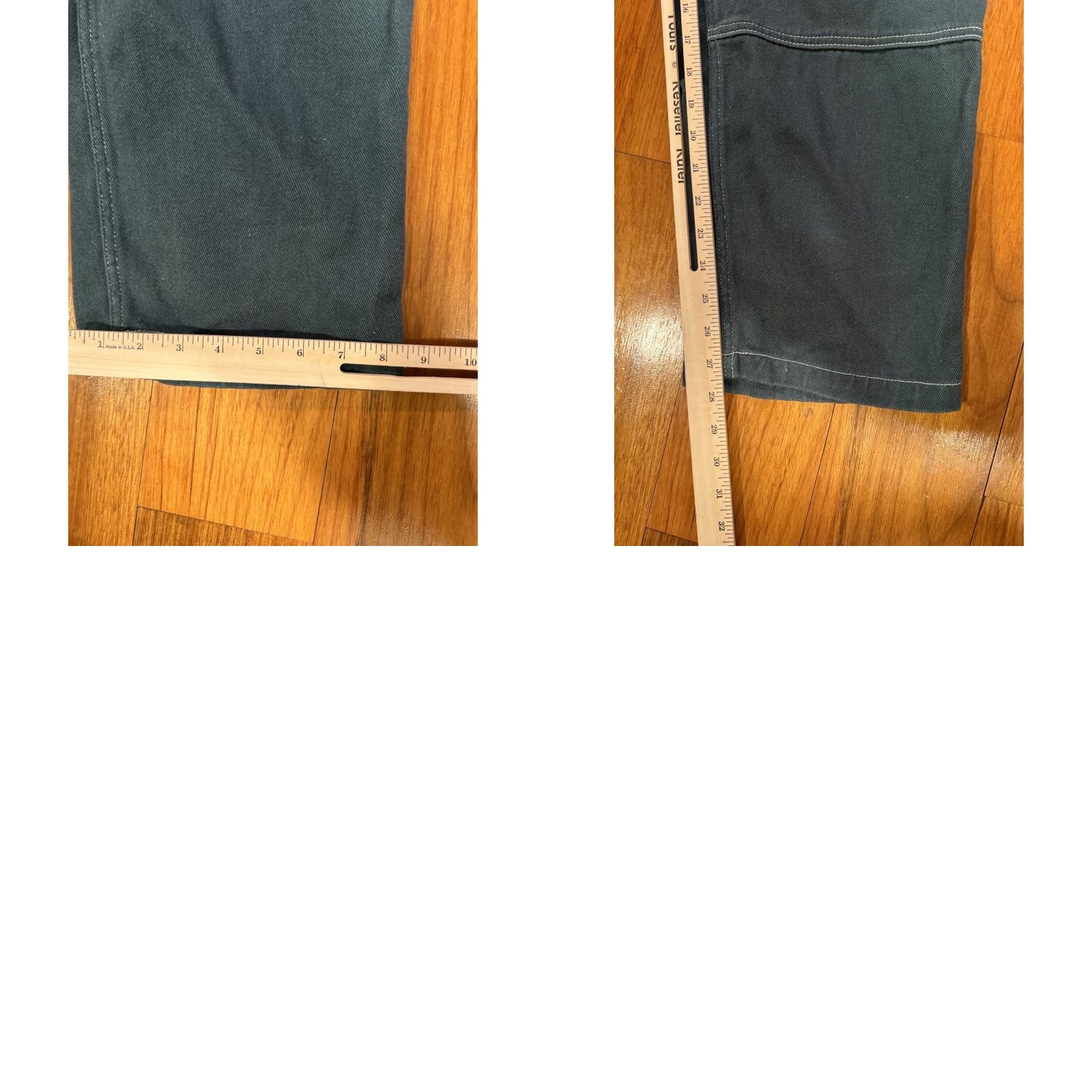 Empyre VINTAGE EMPYRE Jeans Adult Green Y2k Dark Green Baggy Fit Size 32 5-Pocket 29in Inseam Men Jeans Regular Wide-Leg 90s Skateboard Clothing Size US 32 / EU 48 - 9 Thumbnail