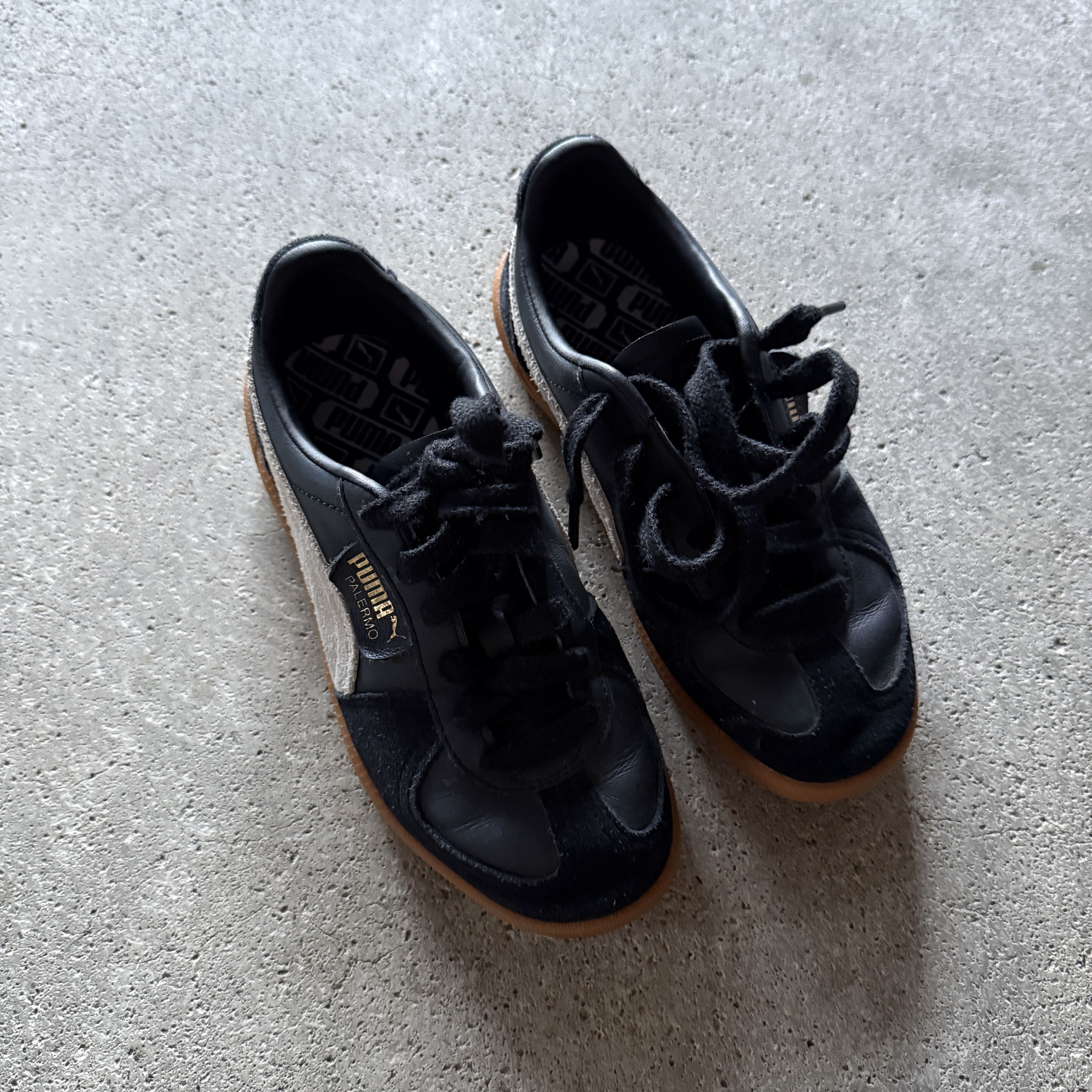 Puma vintage puma palermo black suede sneakers Size US 5.5 / IT 35.5 - 2 Thumbnail