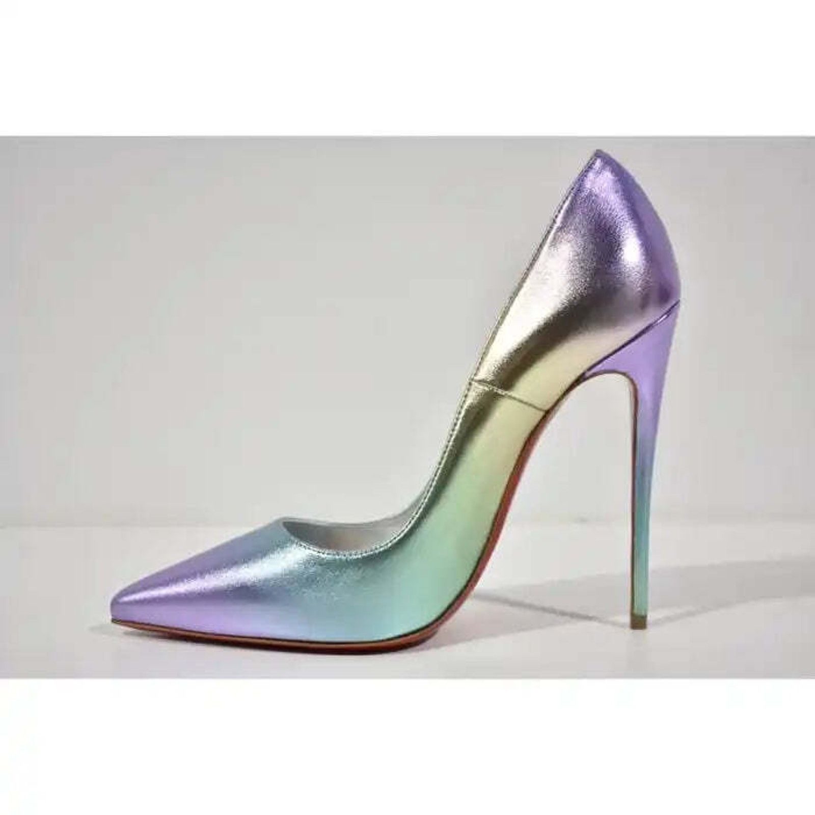 Christian Louboutin So Kate 120 Licorne Multicolor Unicorn Stiletto Heel Pump 38 Size US 8 / IT 38 - 9 Thumbnail