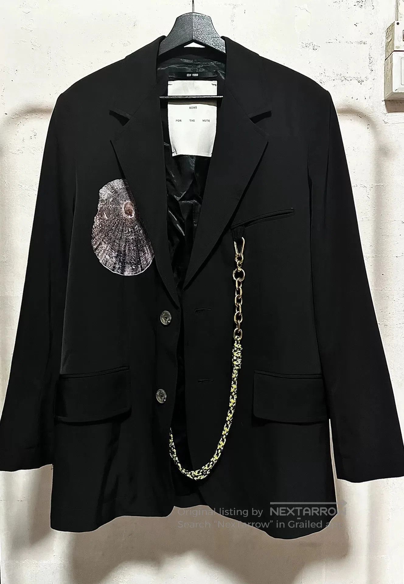 Song For The Mute Song for the Mute 23.1 Shell Print Blazer. Size US M / EU 48-50 / 2 - 1 Thumbnail