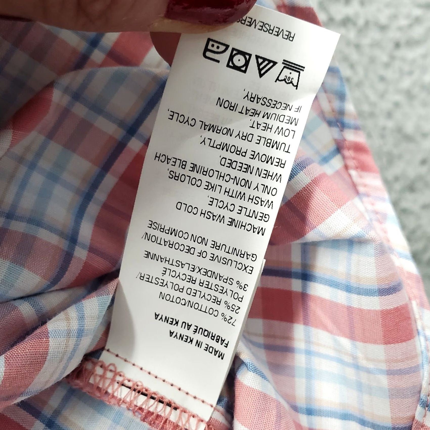 Izod IZOD Mens Shirt 3XB Multi Plaid Performance All-Over Stretch Comfort Button Down Shirt Mens Size US XXL / EU 58 / 5 - 6 Thumbnail