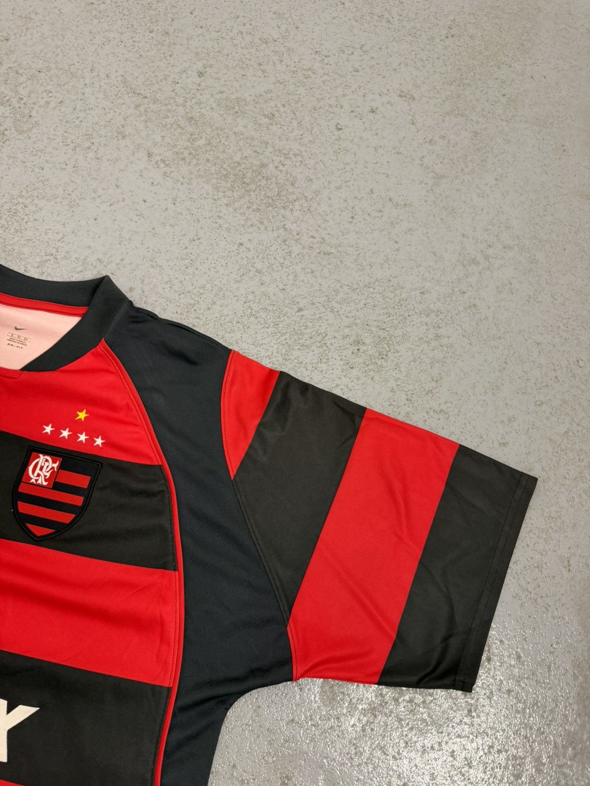 Nike 2002/04 Flamengo Home 10 Petrobras Soccer Jersey Size US XL / EU 56 / 4 - 7 Thumbnail