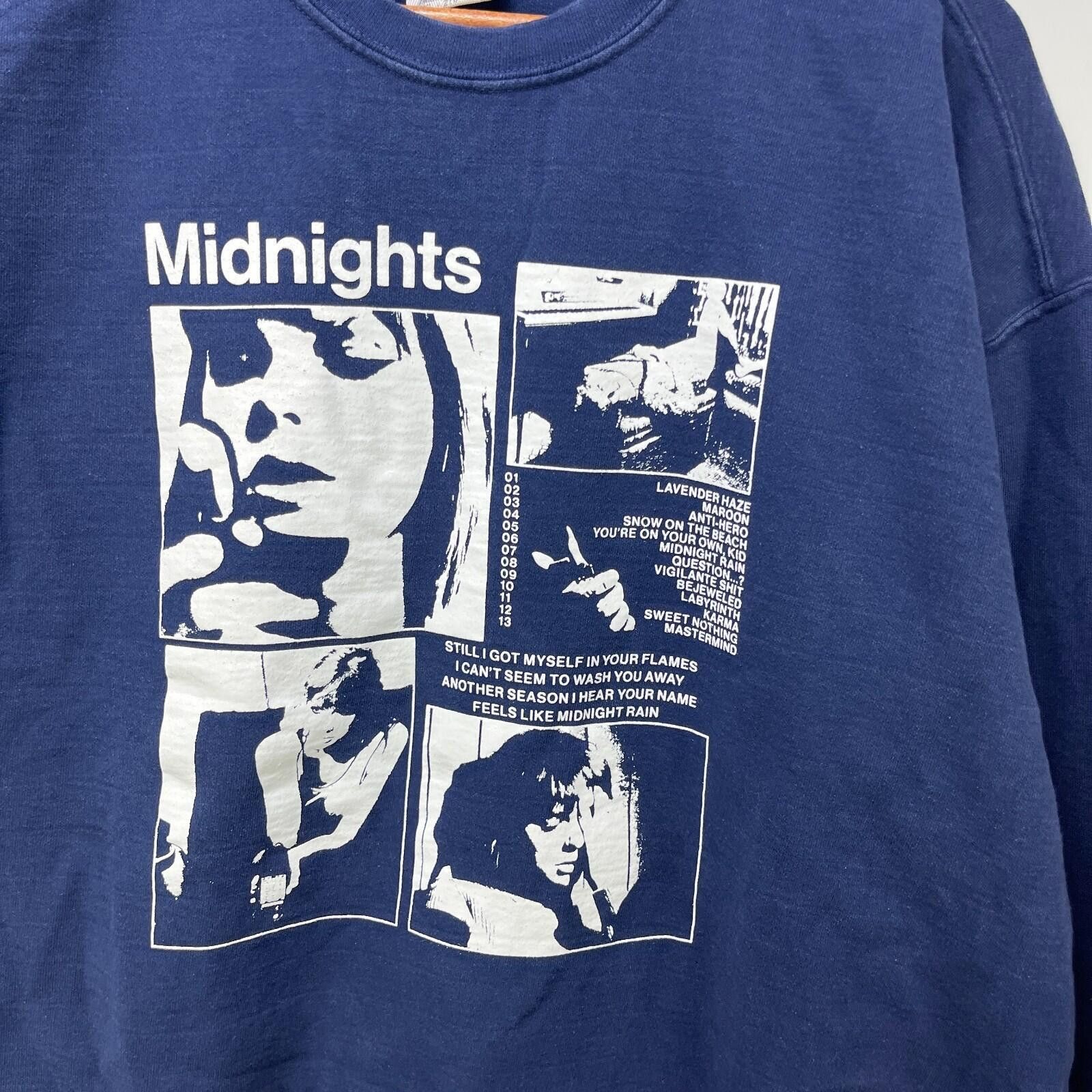 Other Vintage Taylor Swift Midnights Tour Sweatshirt 2XL Size US XXL / EU 58 / 5 - 2 Thumbnail