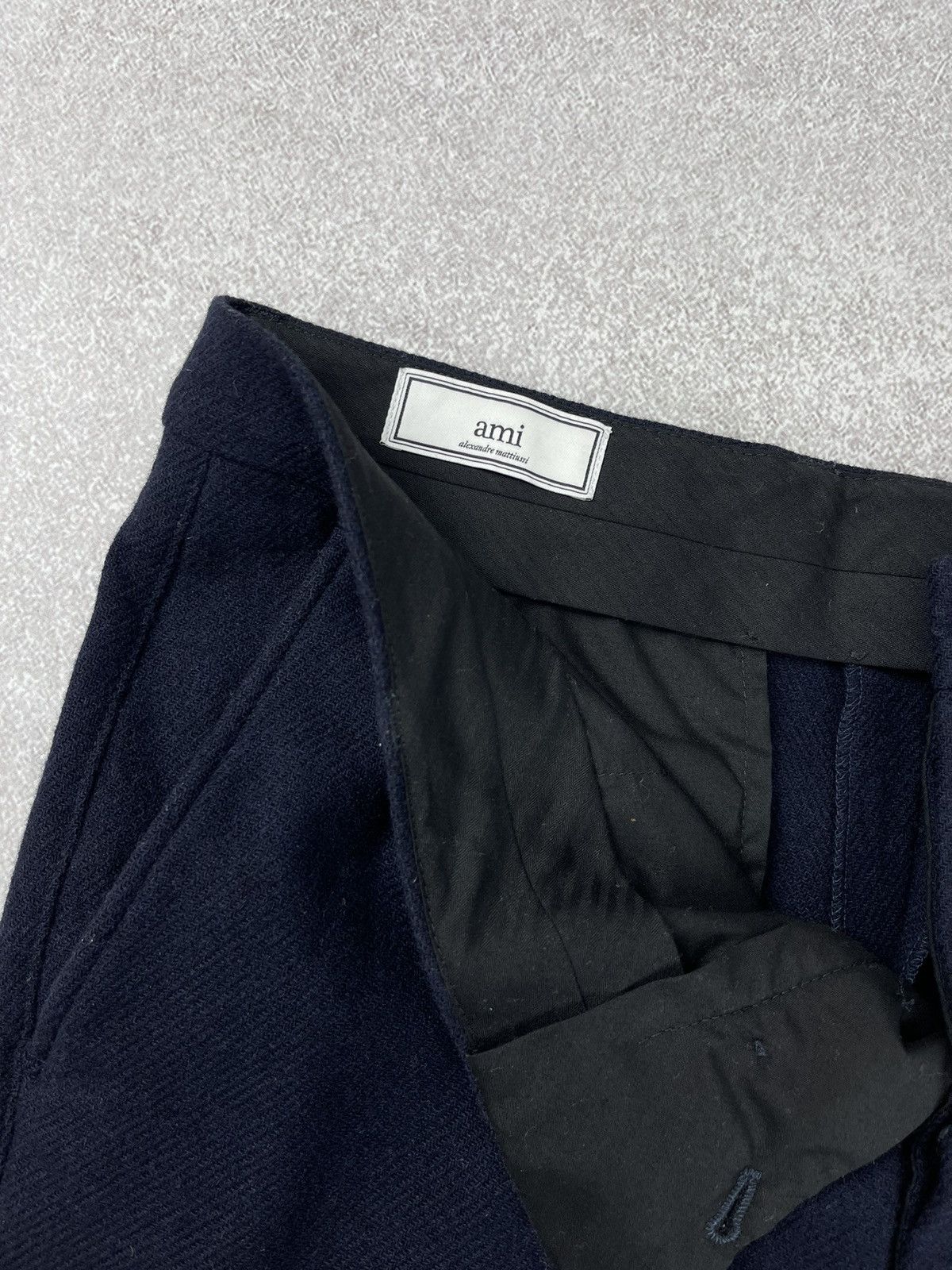 AMI AMI Alexandre Mattiussi Wool Trousers Pants Size US 32 / EU 48 - 7 Thumbnail