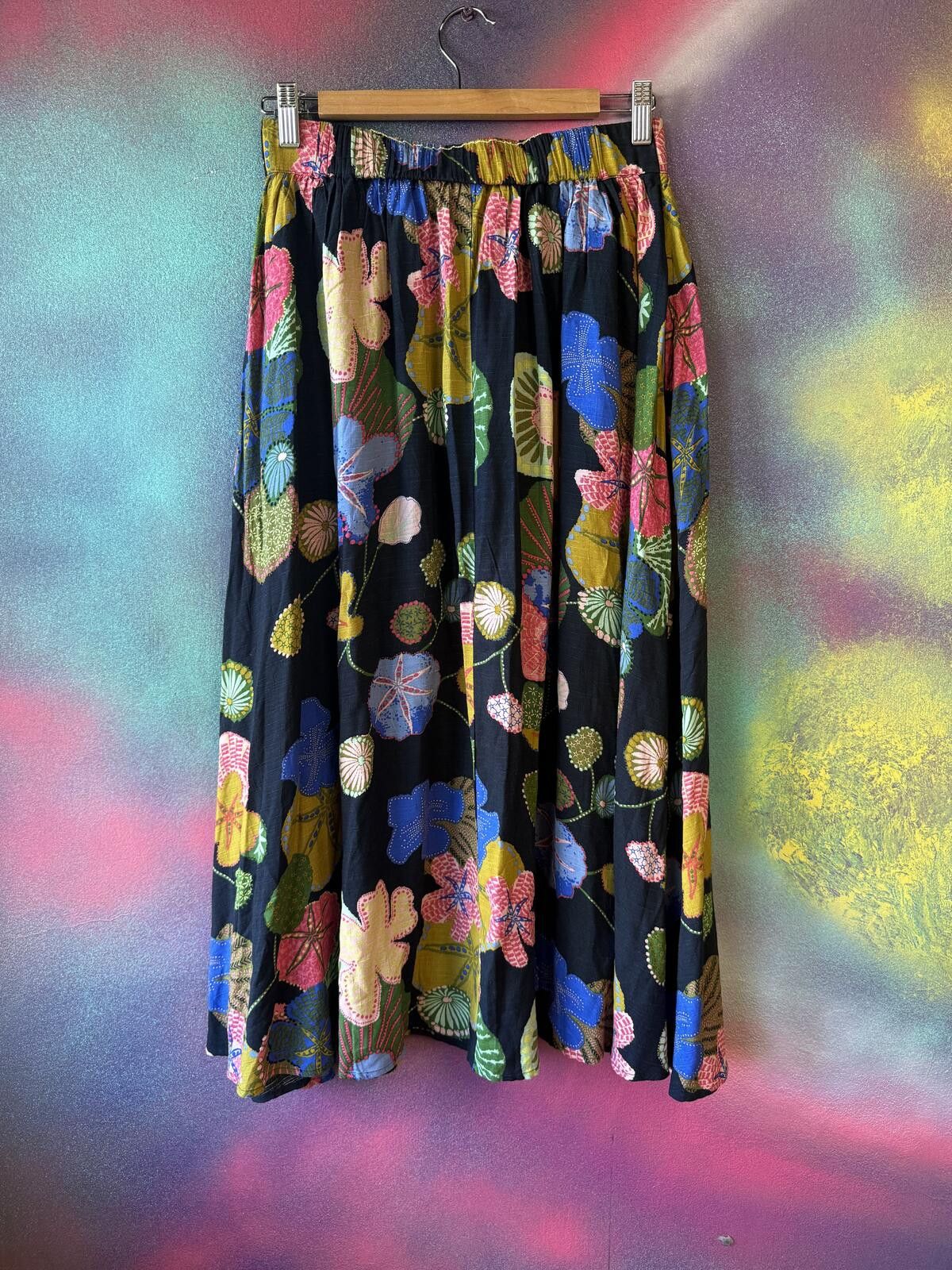 Other White stuff floral midi skirt- multi colour pattern -size-10 Size 28" / US 6 / IT 42 - 5 Thumbnail