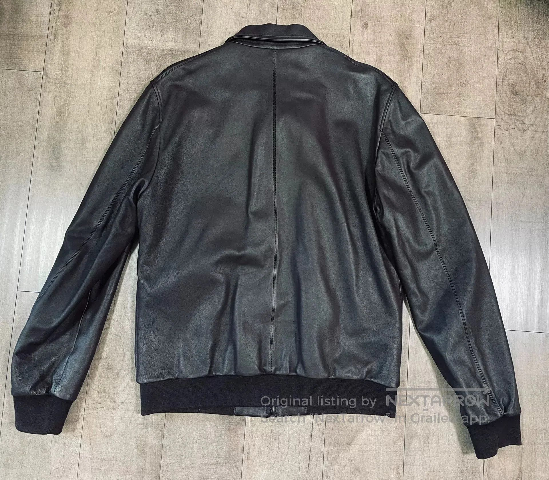 Kiton Kiton Enamel Button Classic Leather Jacket. Size US L / EU 52-54 / 3 - 9 Thumbnail