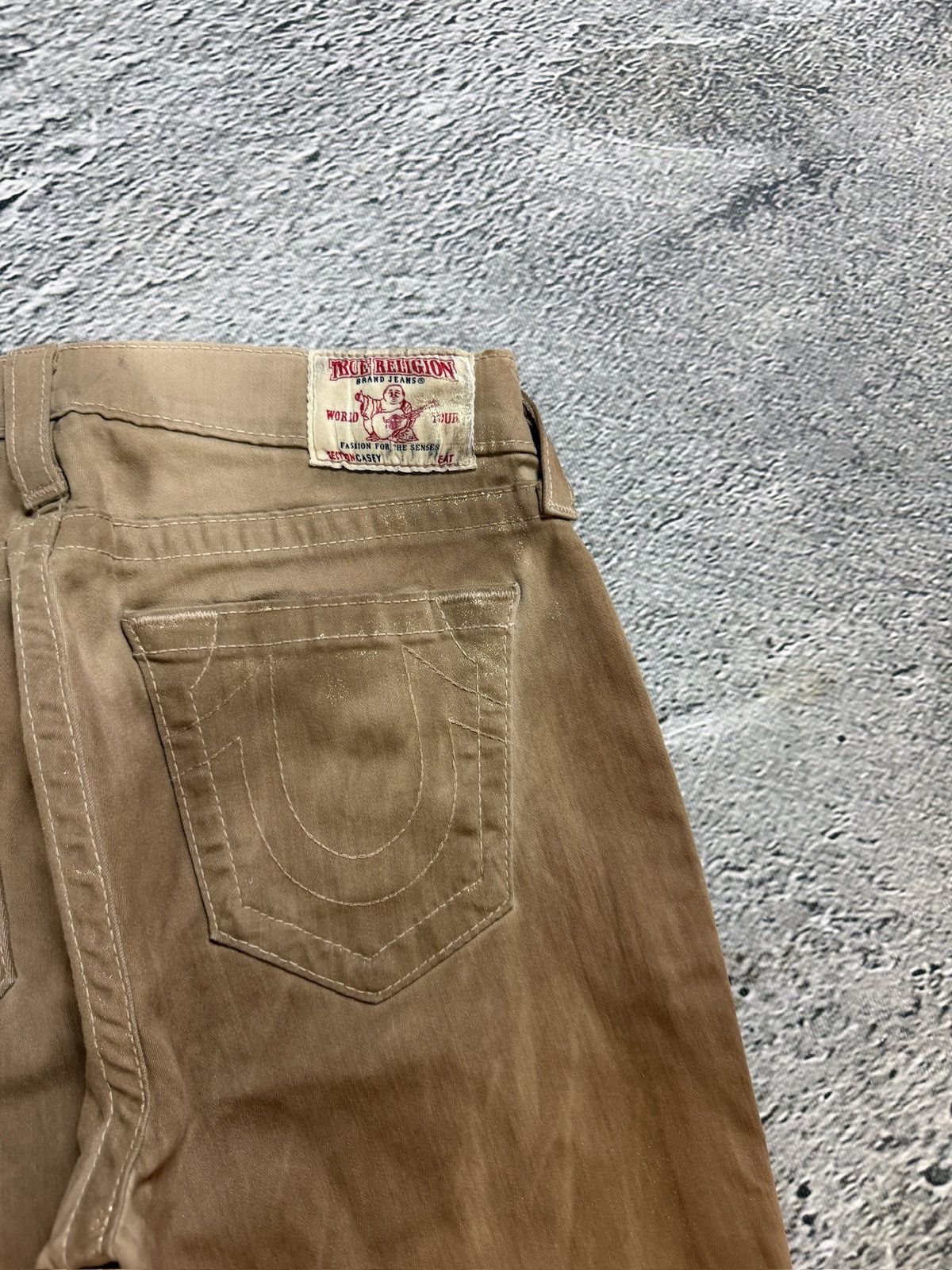 True Religion True Religion vintage gold jeans Y2K denim pants Size 30" / US 8 / IT 44 - 4 Thumbnail