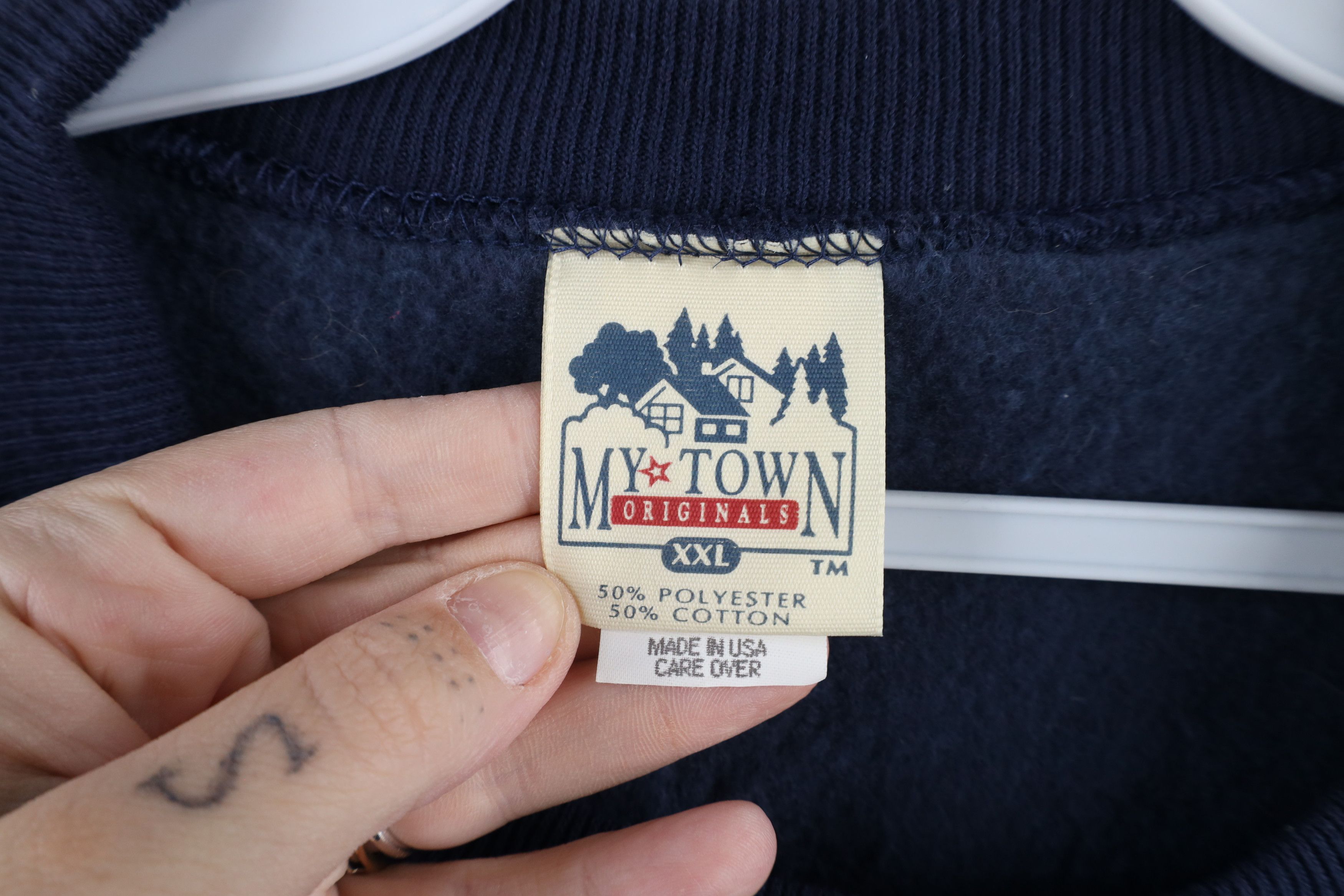 Vintage Vintage 90s Streetwear Out Arizona Feather Sweatshirt USA Size XXL / US 16-18 / IT 52-54 - 7 Thumbnail