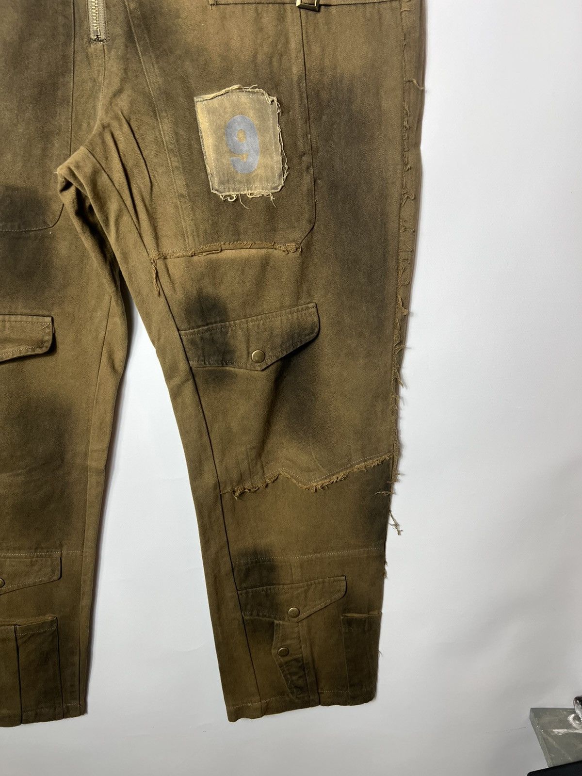 Japanese Brand Vintage streetwear y2k distressed Avant Garde pants Size US 34 / EU 50 - 5 Thumbnail