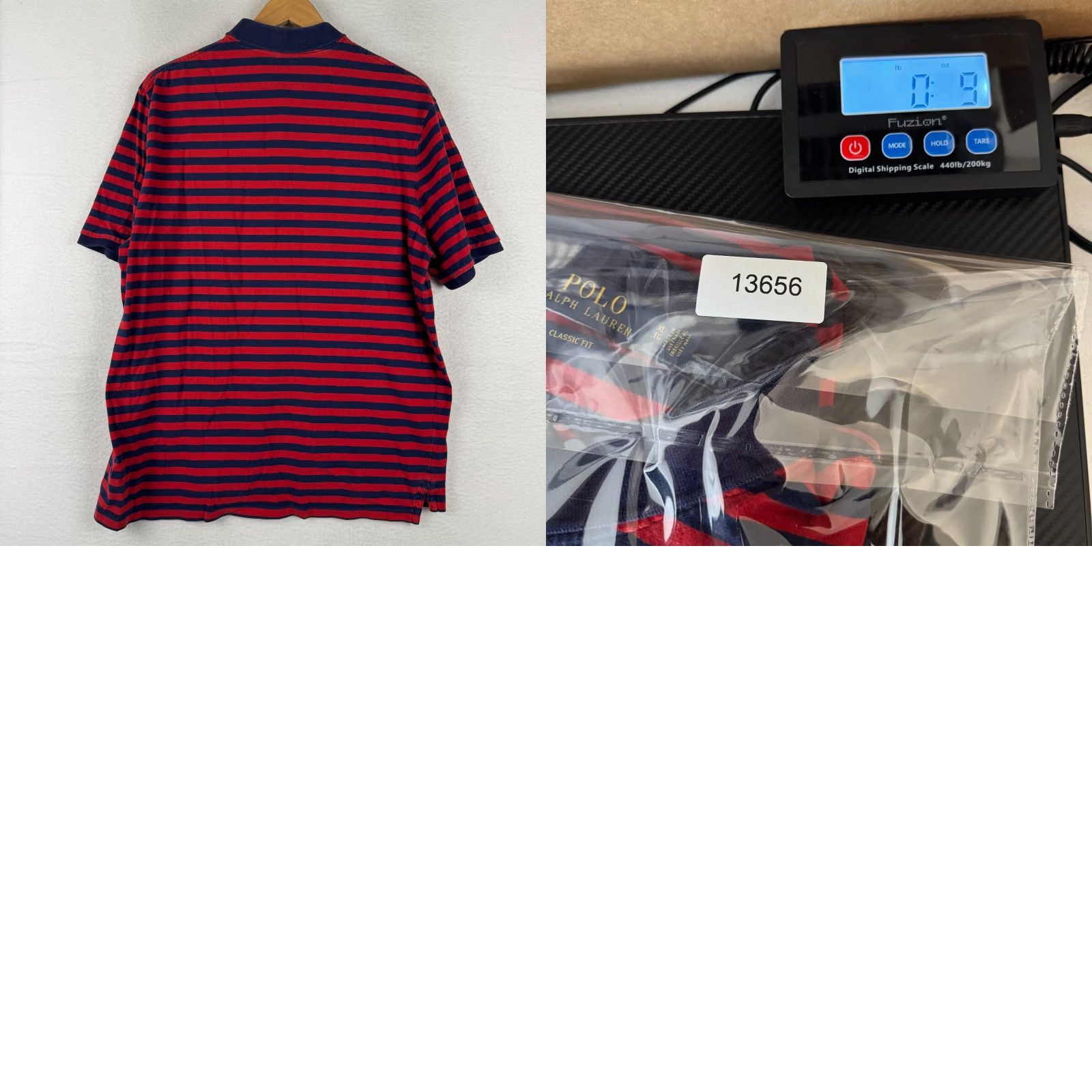 Polo Ralph Lauren Polo Ralph Lauren Shirt Polo Knit Short Sleeve Striped Blue Red Classic Fit XL Men's Shirt Size US XL / EU 56 / 4 - 8 Thumbnail