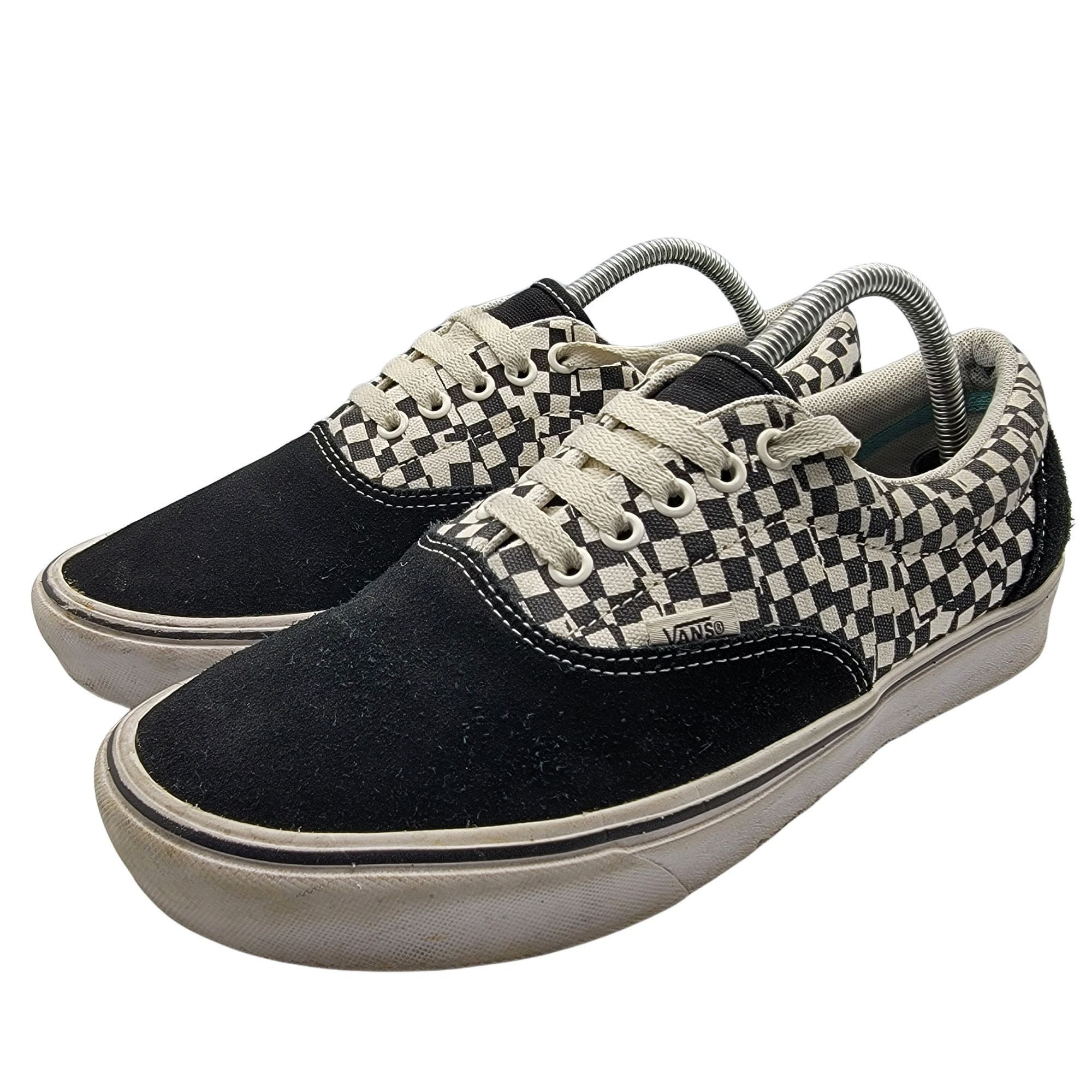 Vans Vans Comfycush Era Mens 9.5 Checkerboard Black White Casual Size US 9.5 / EU 42-43 - 4 Thumbnail