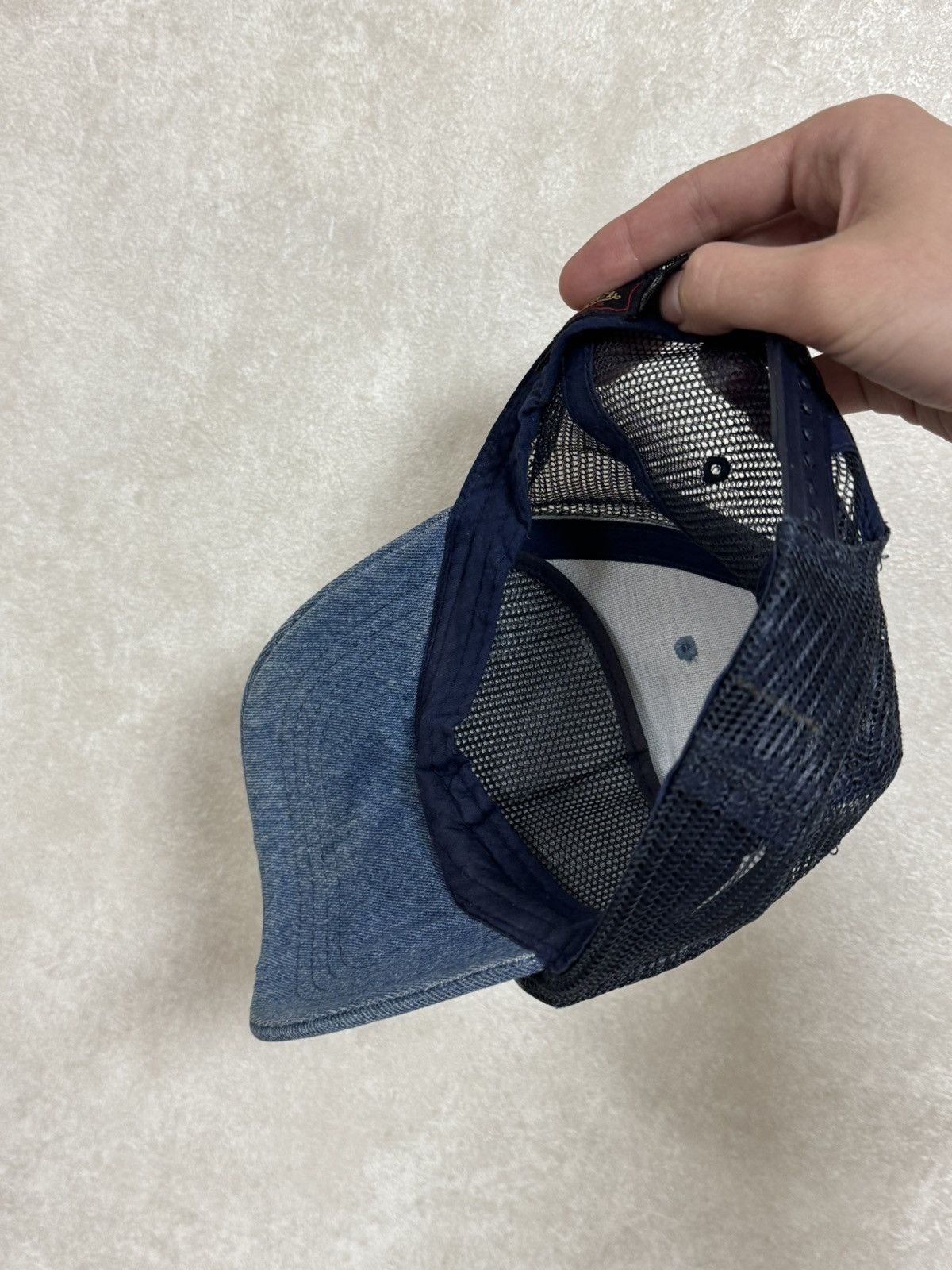 Vintage × Von Dutch Vintage Von Dutch Y2K jeans denim cap hat Size ONE SIZE - 6 Thumbnail