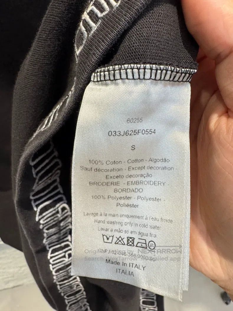 Dior Dior Black logo letter embroidery short-sleeved T-shirt Size US S / EU 44-46 / 1 - 5 Thumbnail