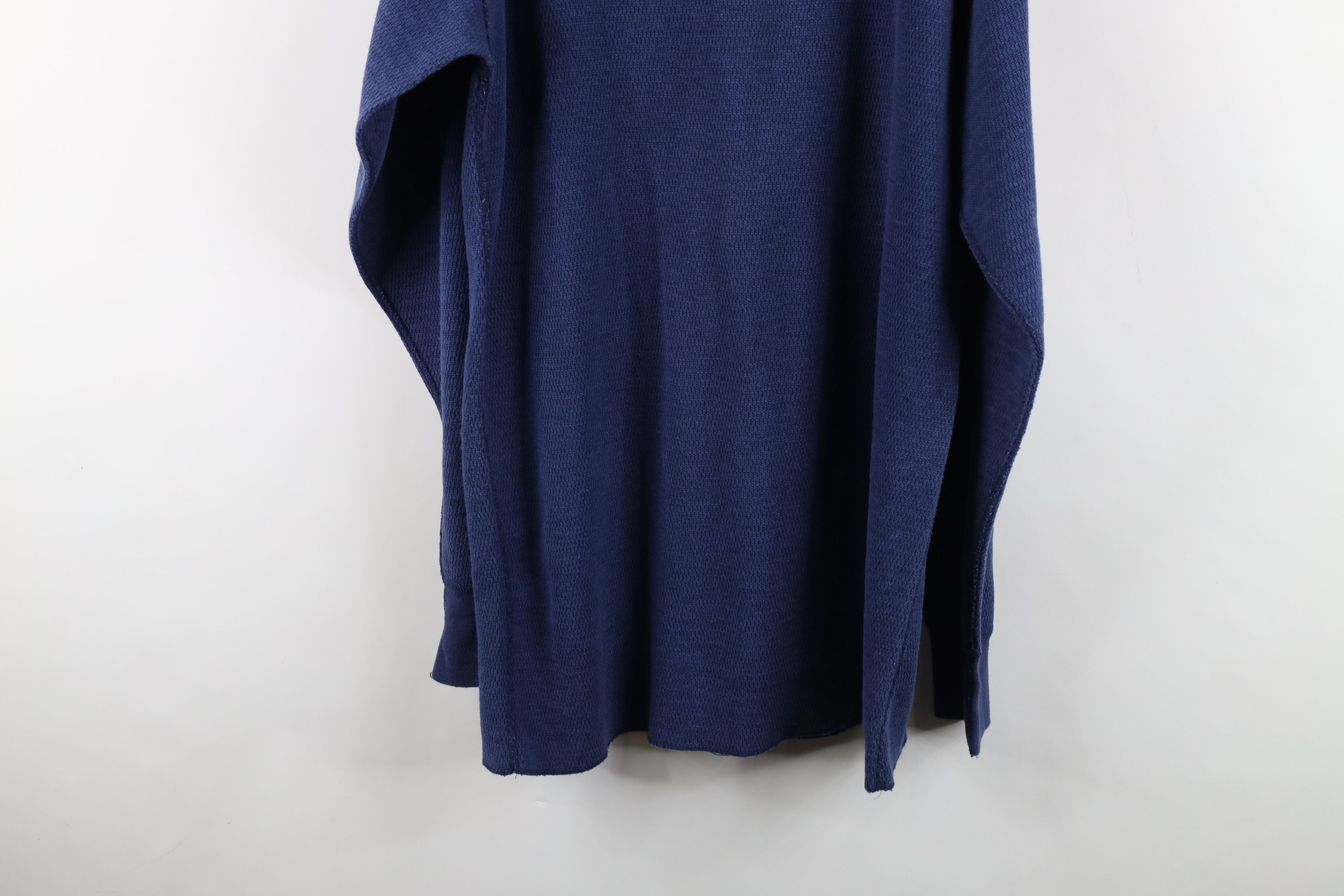 Vintage Vintage 90s Streetwear Thermal Waffle Knit T-Shirt Blue USA Size US XL / EU 56 / 4 - 9 Thumbnail