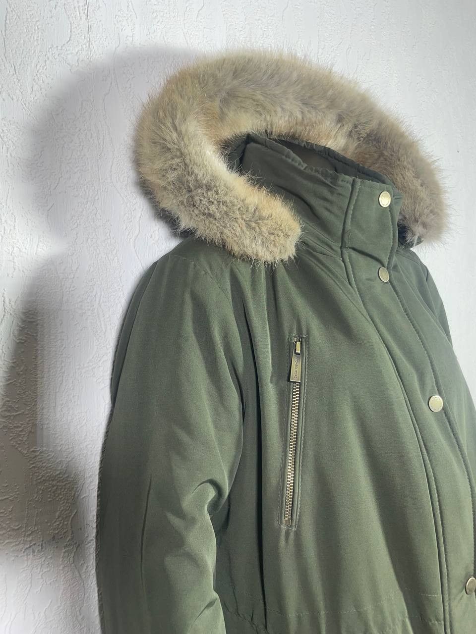 Michael Kors Green parka jacket Loose Fit MICHAEL Michael Kors, size L Size L / US 10 / IT 46 - 8 Thumbnail