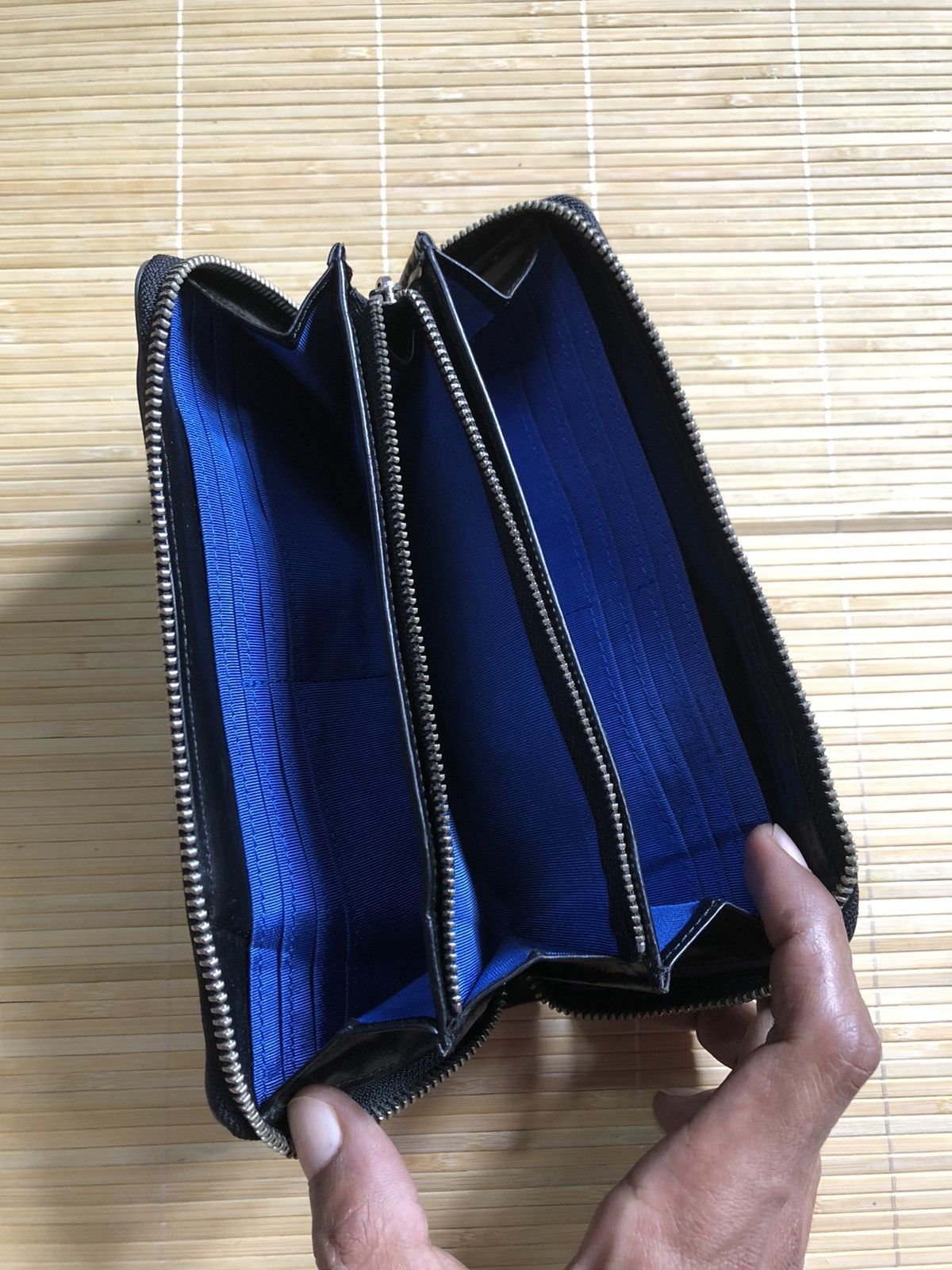 Designer × Lanvin Lanvin en bleu long wallet two tone Size ONE SIZE - 4 Thumbnail