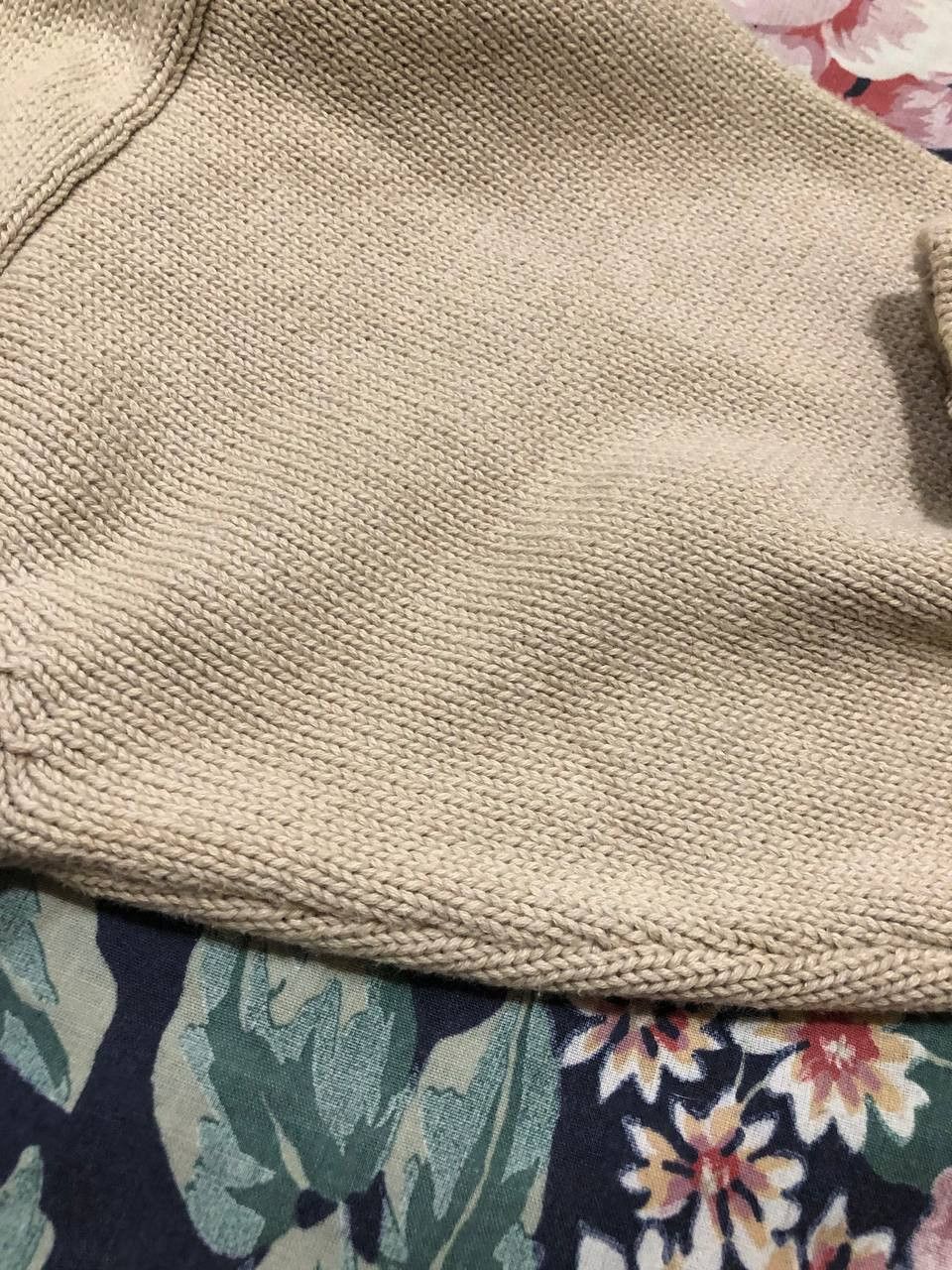 Fred Perry beige turtleneck sweater Y2K logo Fred Perry Vintage Size US L / EU 52-54 / 3 - 9 Thumbnail
