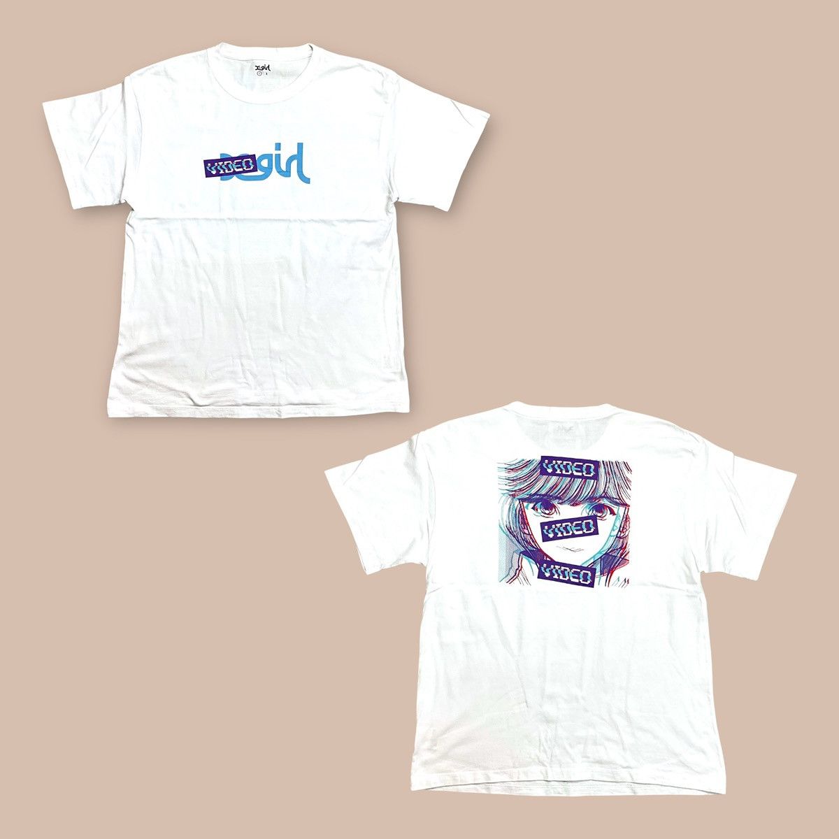 Anime X-Girl by Xlarge with Masakazu Katsura "Video Girl" Tees Size US M / EU 48-50 / 2 - 1 Thumbnail