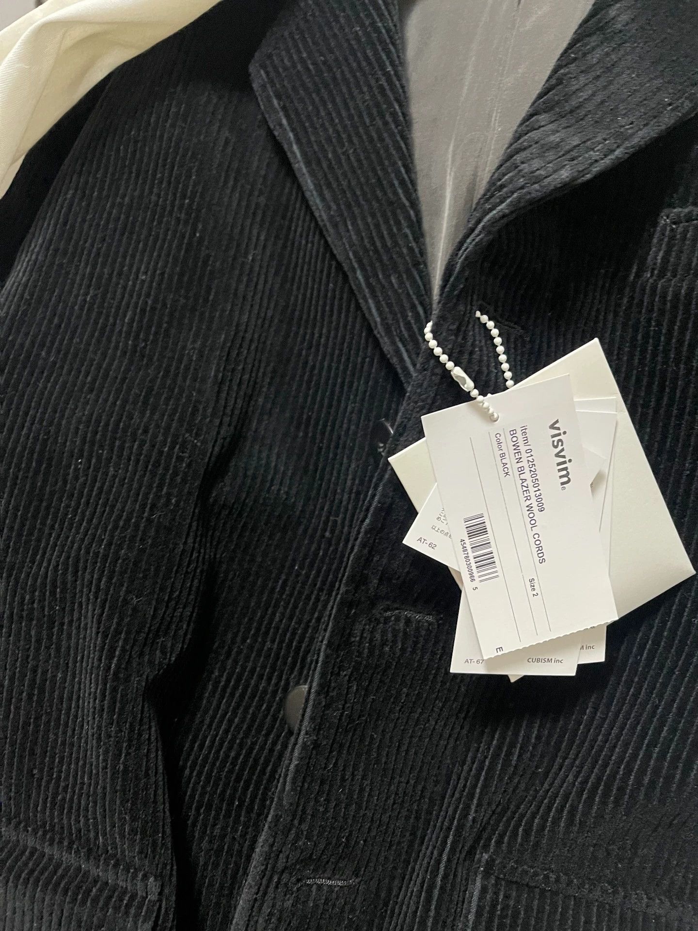 Visvim VISVIM BOWEN BLAZER 25AW Black Corduroy Blazer New Size US M / EU 48-50 / 2 - 5 Thumbnail