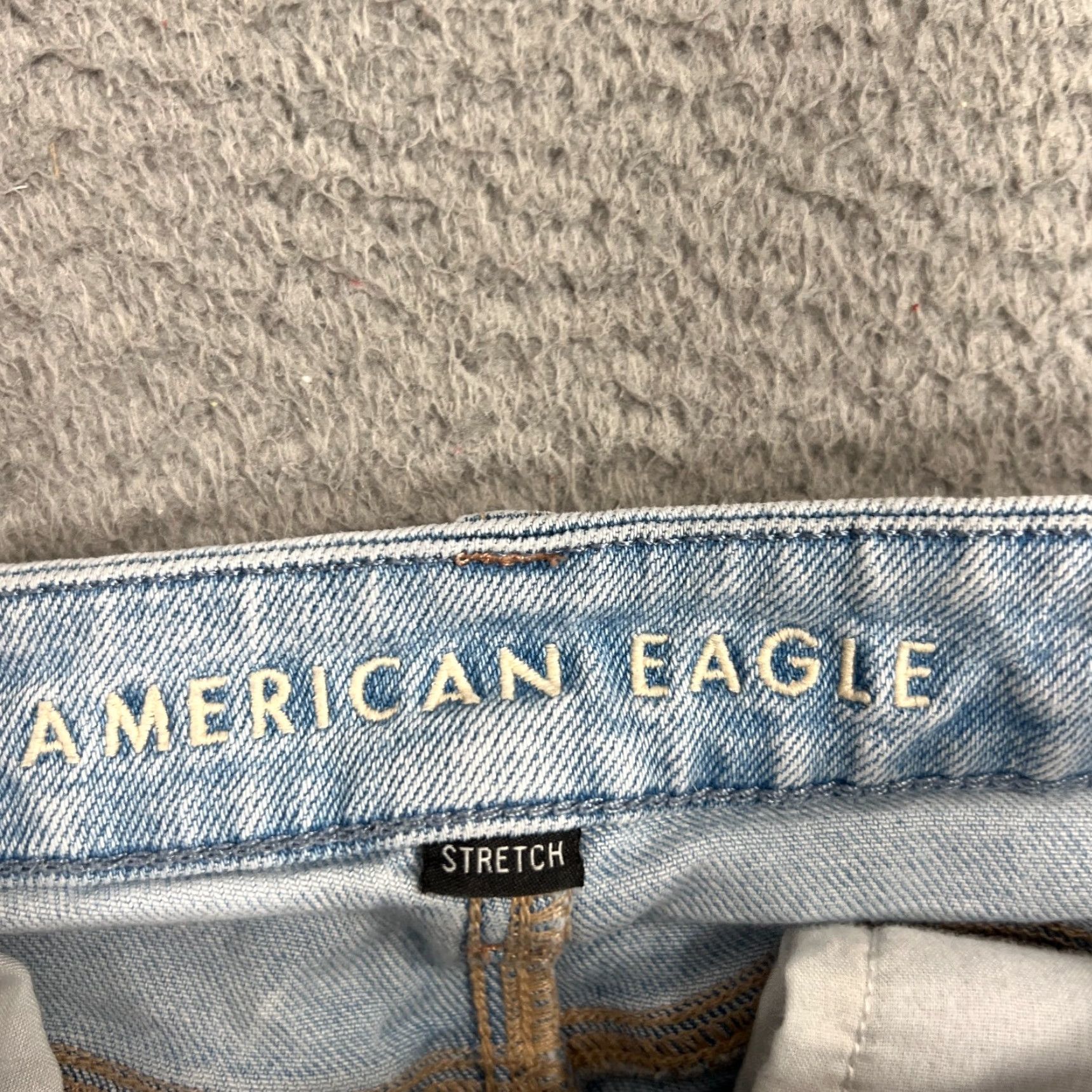 American Eagle Outfitters American Eagle Jeans Curvy Mom Jean High Rise Blue Stretch Womens 0R 0 Regular Size 25" / US 0 / IT 36 - 7 Thumbnail