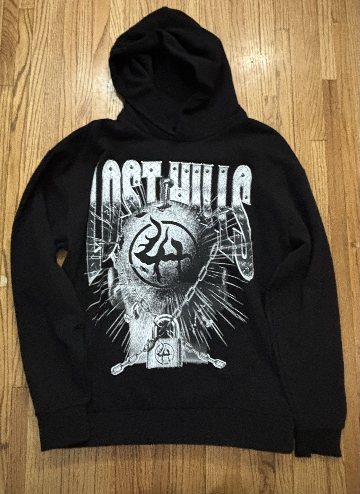 Mens XL Lost Hills Black Sweatshirt NWT