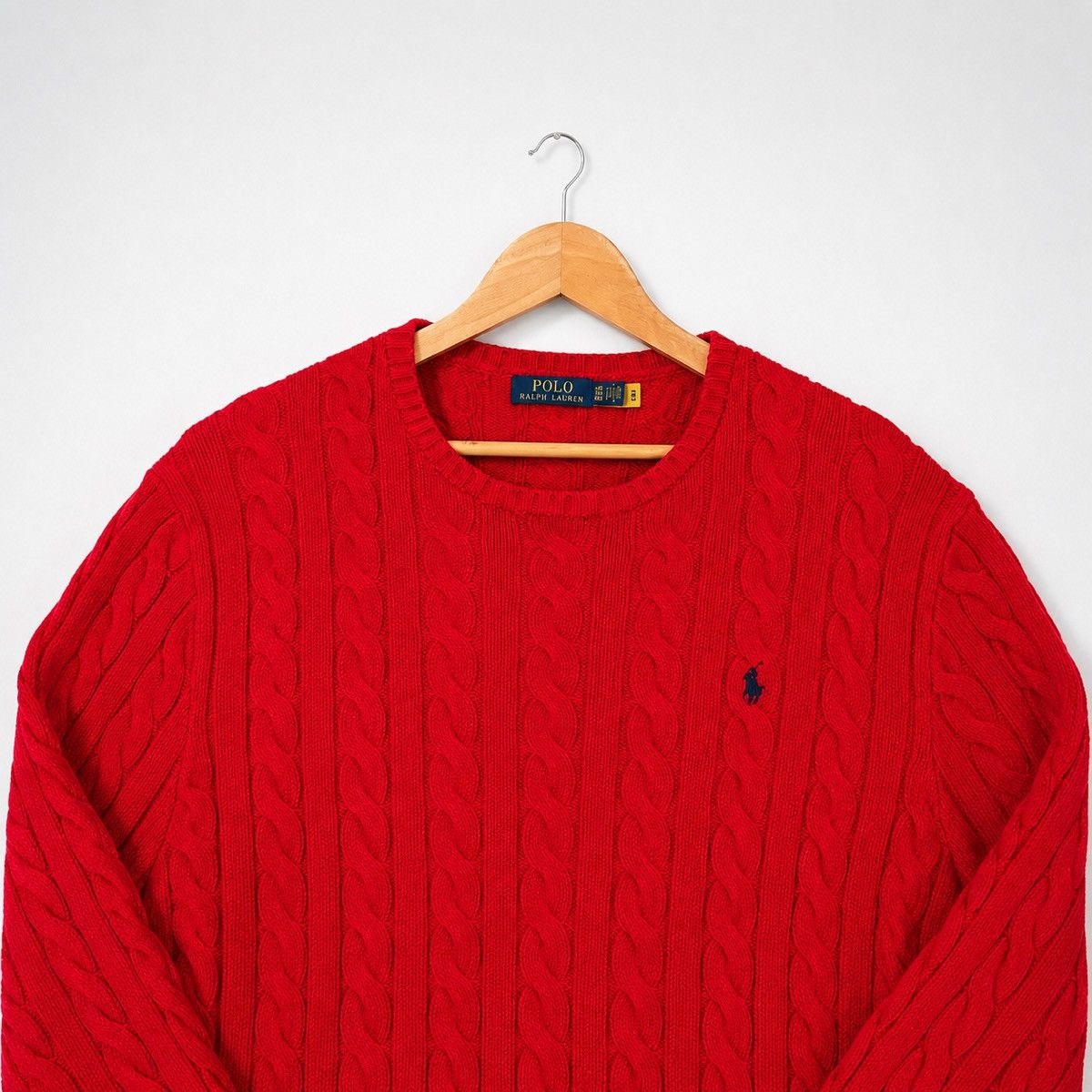 Polo Ralph Lauren Polo Ralph Lauren Cable Knit Sweater Size US XXL / EU 58 / 5 - 1 Thumbnail