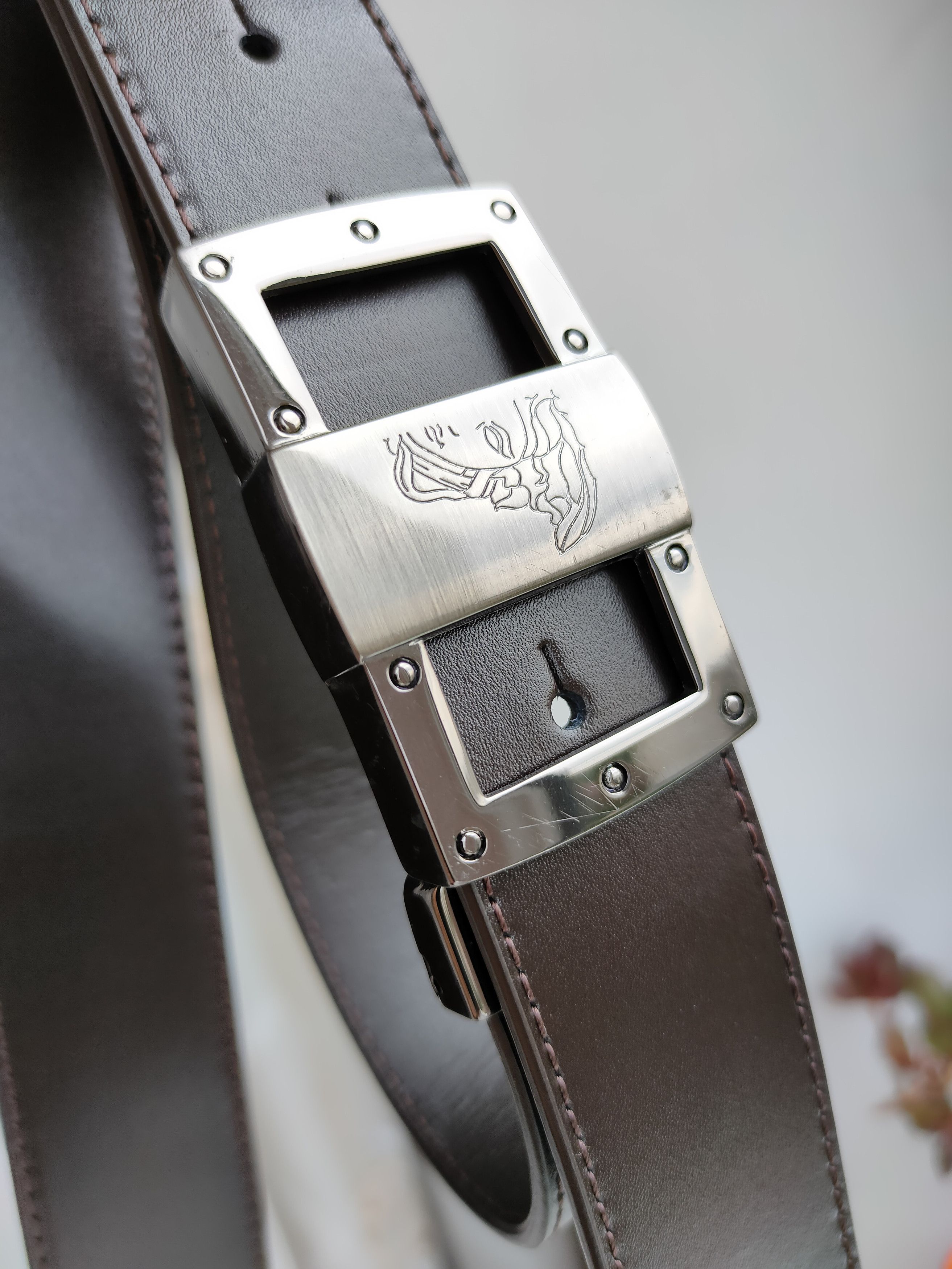 Versace Versace Medusa Leather Belts Versace Collection Italy Size ONE SIZE - 7 Thumbnail