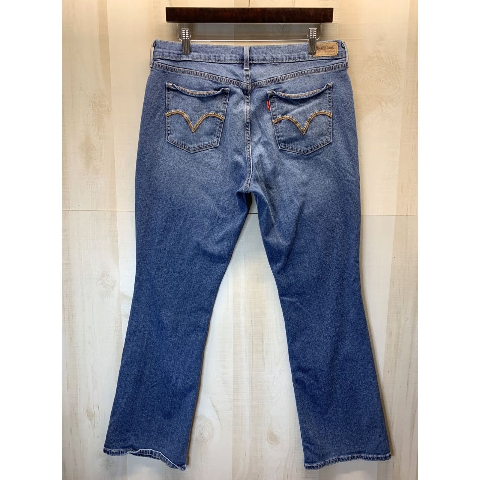 Levi's Levi’s 515 Bootcut Jeans Women's 12 Regular 31x32 Blue Denim #2668 Size 34" / US 12 / IT 48 - 6 Thumbnail