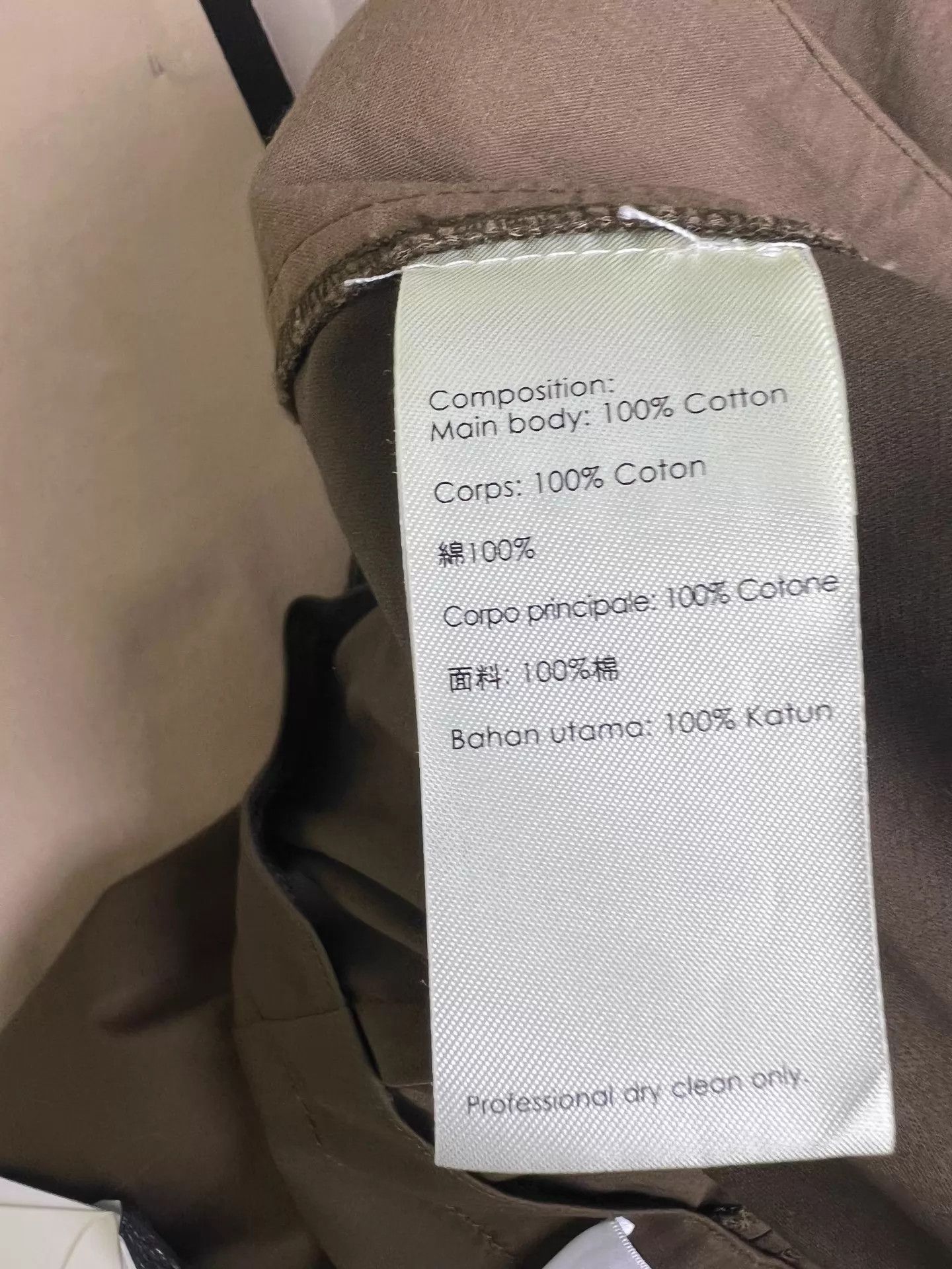 3.1 Phillip Lim 3.1 Phillip Lim Khaki High-Waist Chino Pants Size 2 Size 26" / US 2 / IT 38 - 5 Thumbnail