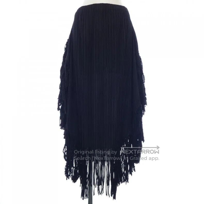 Issey Miyake Issey Miyake size:3 Double Layer Fringe Skirt Size 31" - 1 Thumbnail