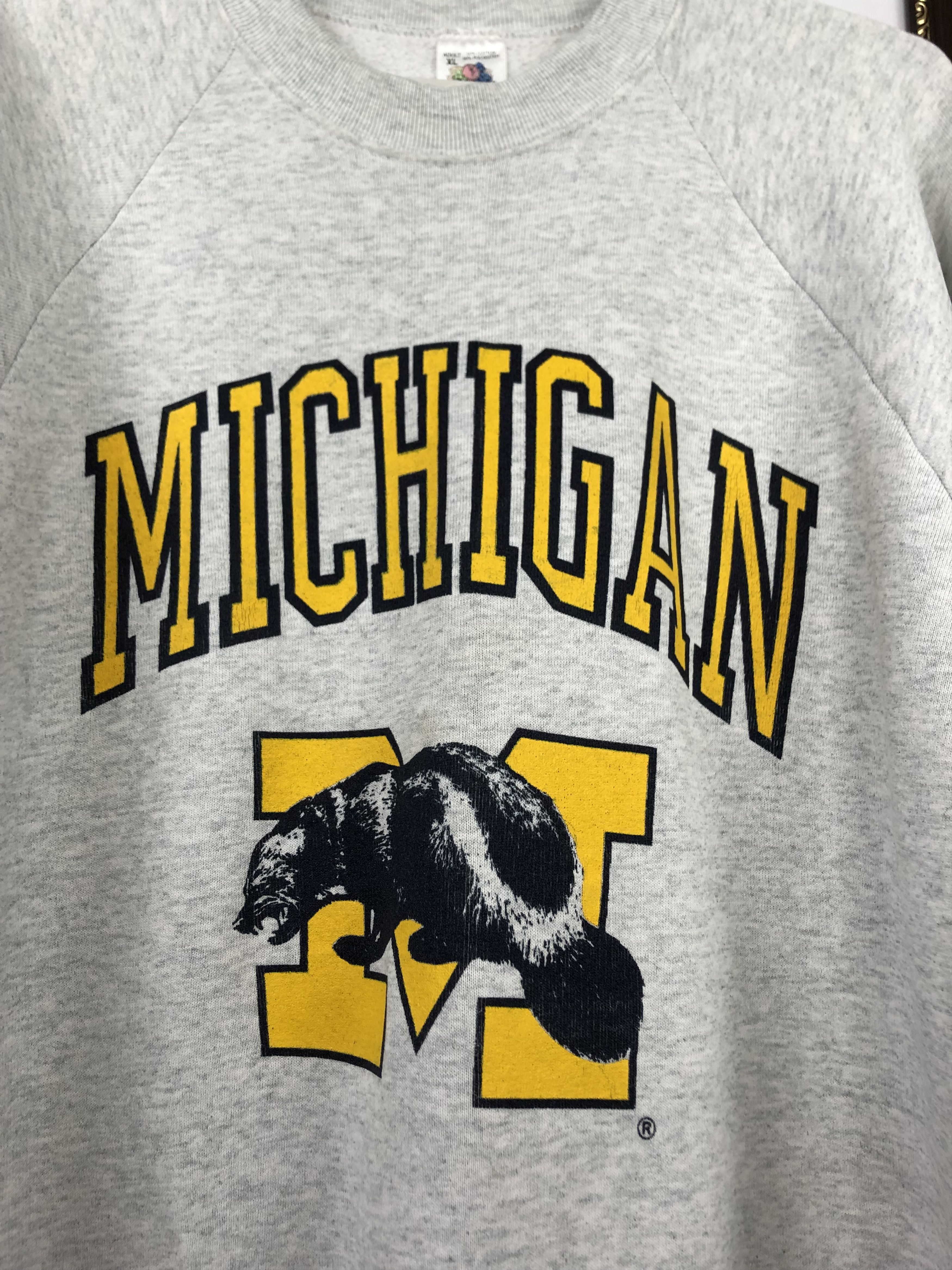 Vintage Vintage Michigan Wolverines Sweatshirt Crewneck Ncaa Size US XL / EU 56 / 4 - 5 Thumbnail