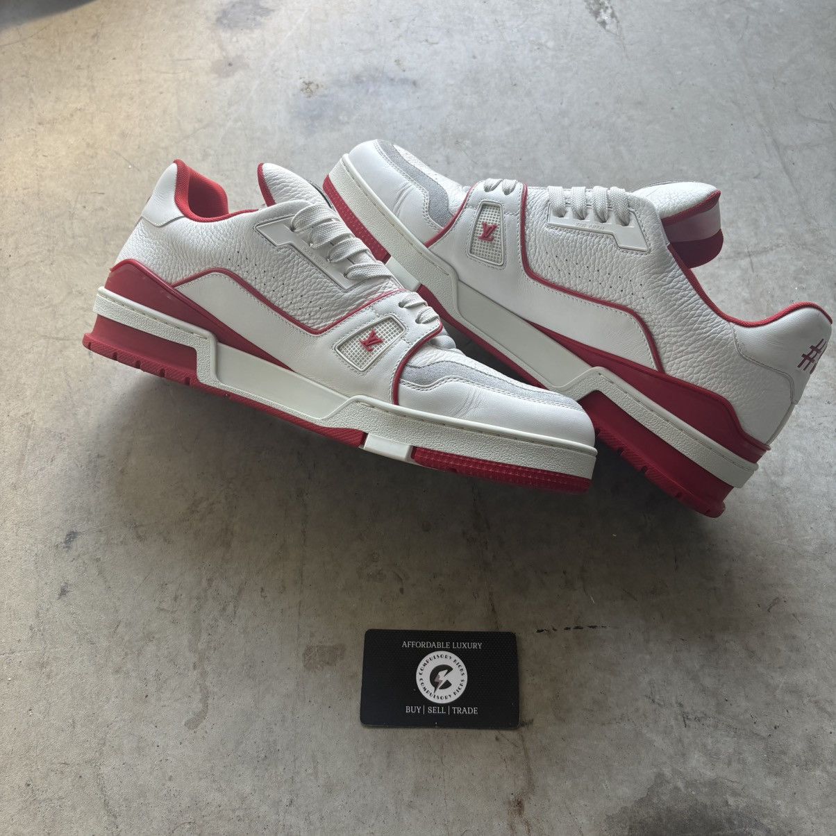 Louis Vuitton Louis Vuitton Trainer Red Size US 11.5 / EU 44-45 - 2 Thumbnail